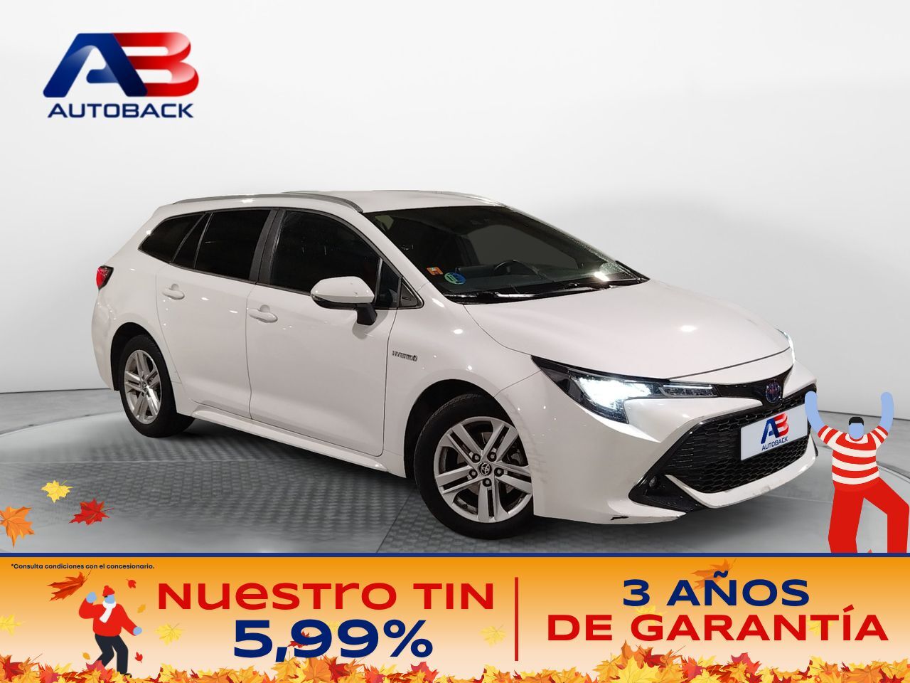 TOYOTA Corolla (1.8 125H BUSINESS E-CVT TOURING SPORT) en Madrid