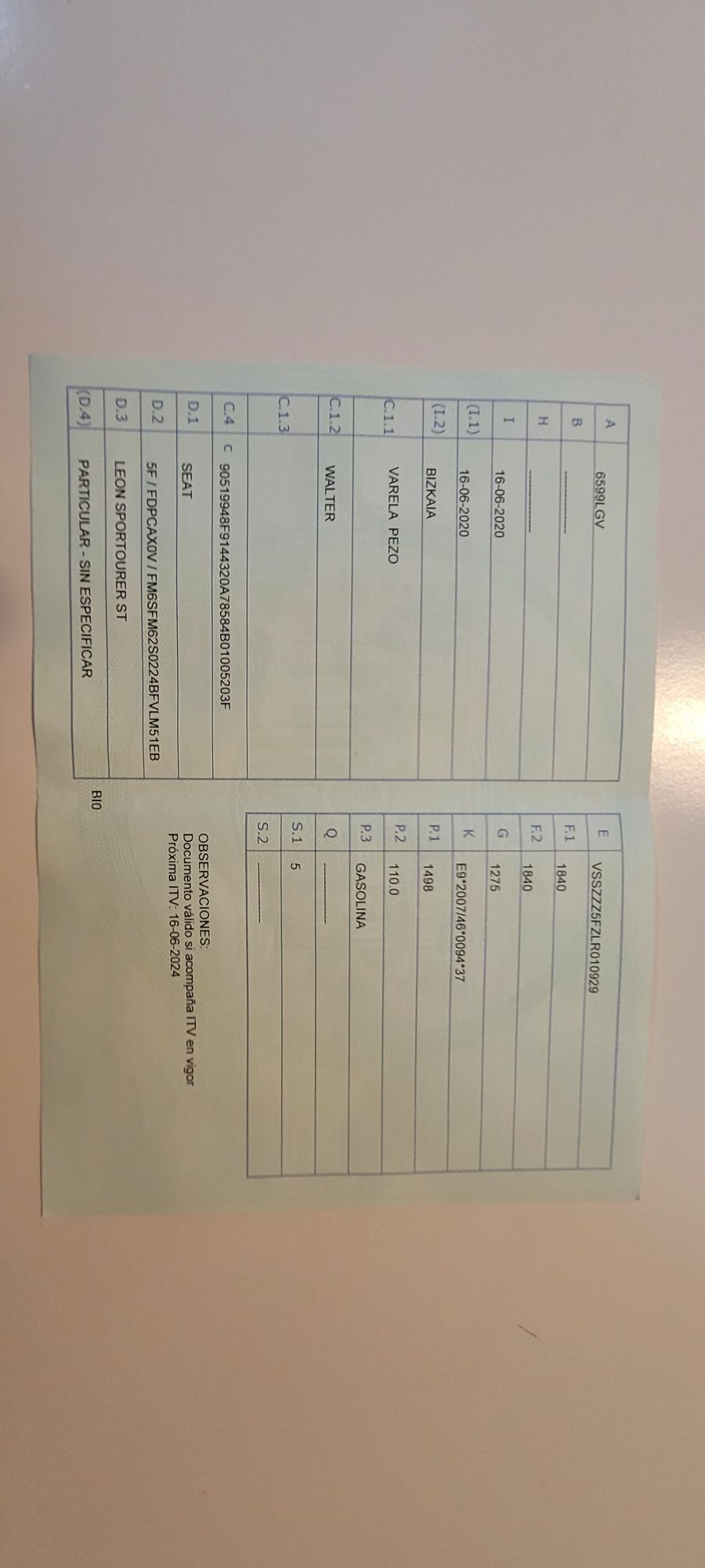 Foto del SEAT León ST 1.5 TSI S&S FR 150