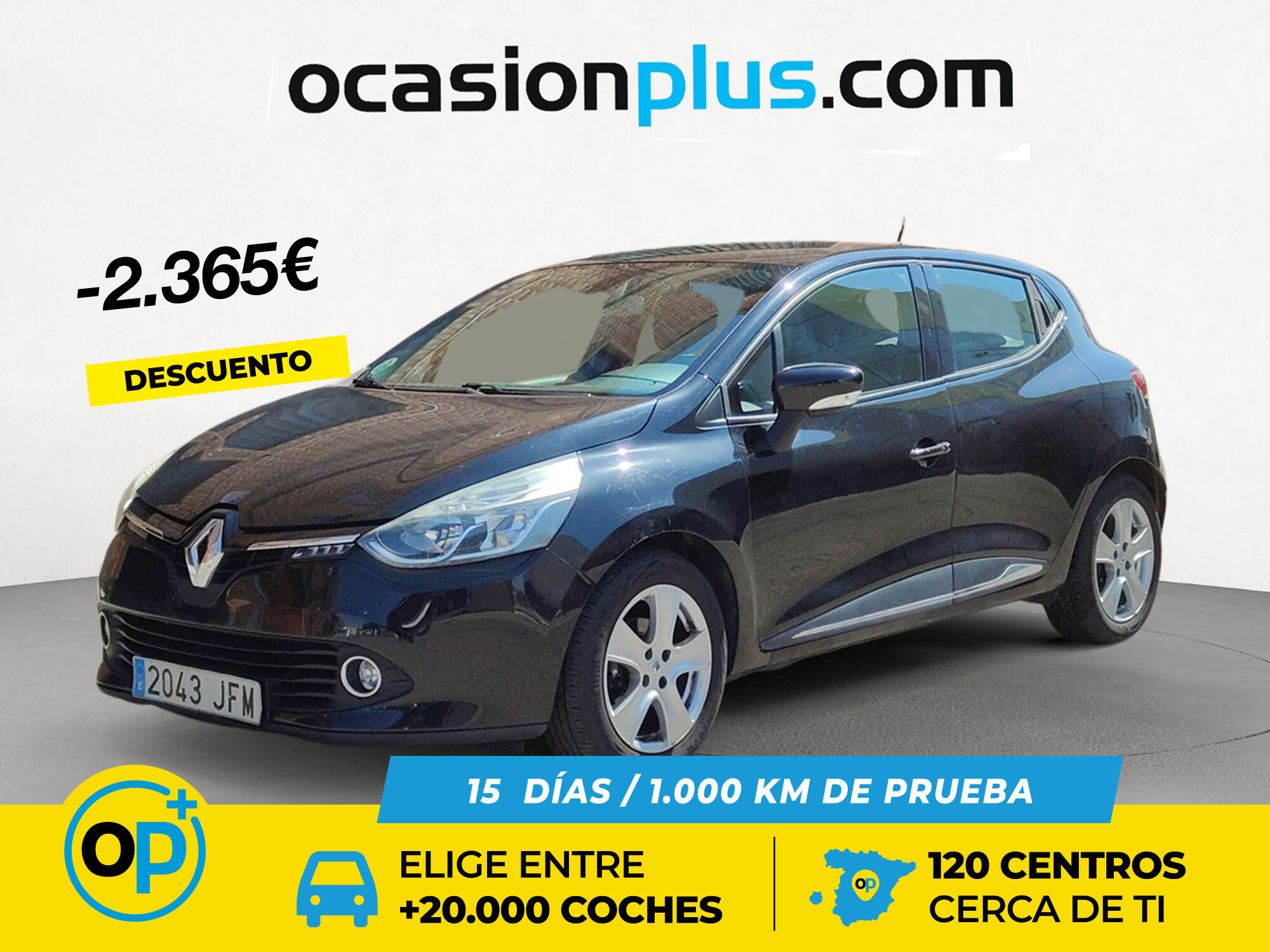 RENAULT Clio (dCi 90 Dynamique Energy S&S eco2 66 kW (90 CV)) en Madrid