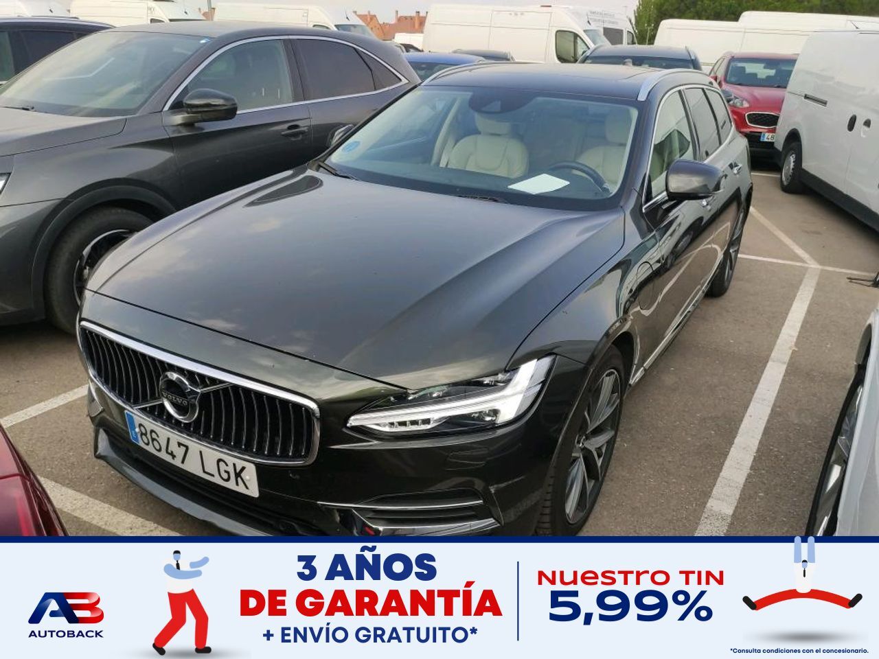 VOLVO V90 (2.0 T8 AWD Recharge R-Design Auto) en Madrid