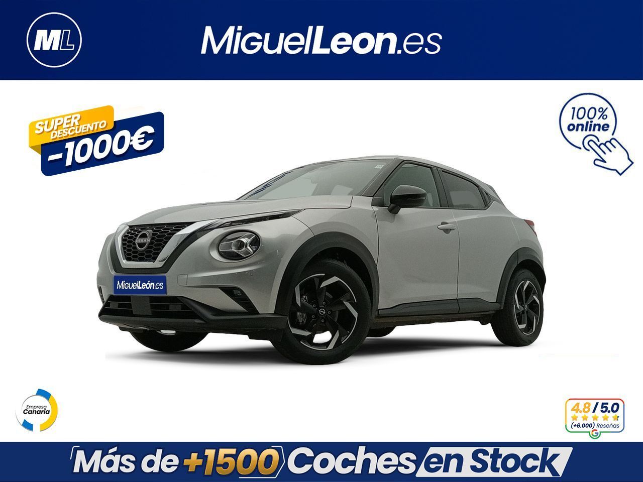 NISSAN Juke (DIG-T 84 kW (114 CV) DCT 7 Vel. Acenta) en Palmas, Las