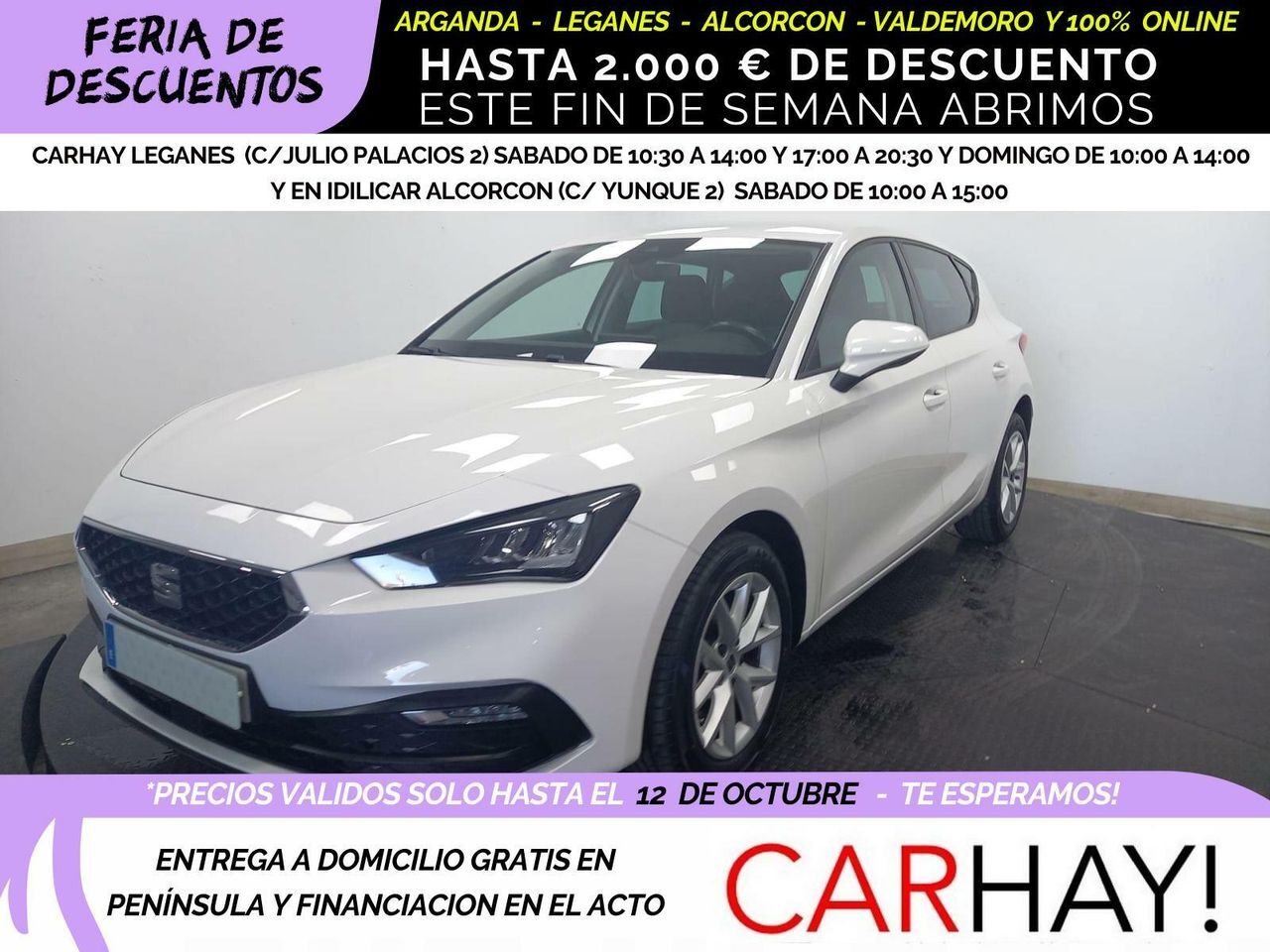 SEAT León (STYLE GO 2.0 TDI 115CV MT6 E6D) en Madrid