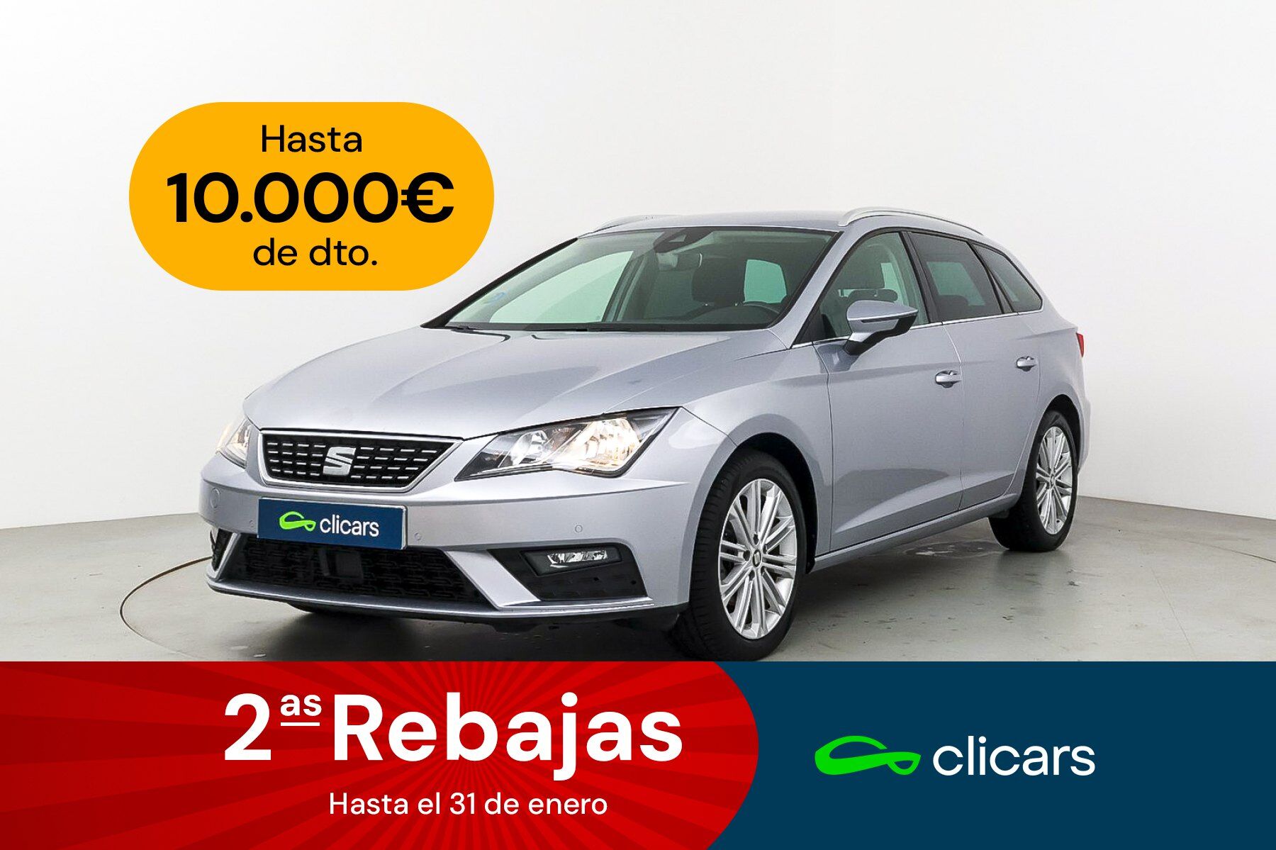 SEAT León (León ST 1.5 TGI GNC S&S Xcellence DSG7 130) en Madrid