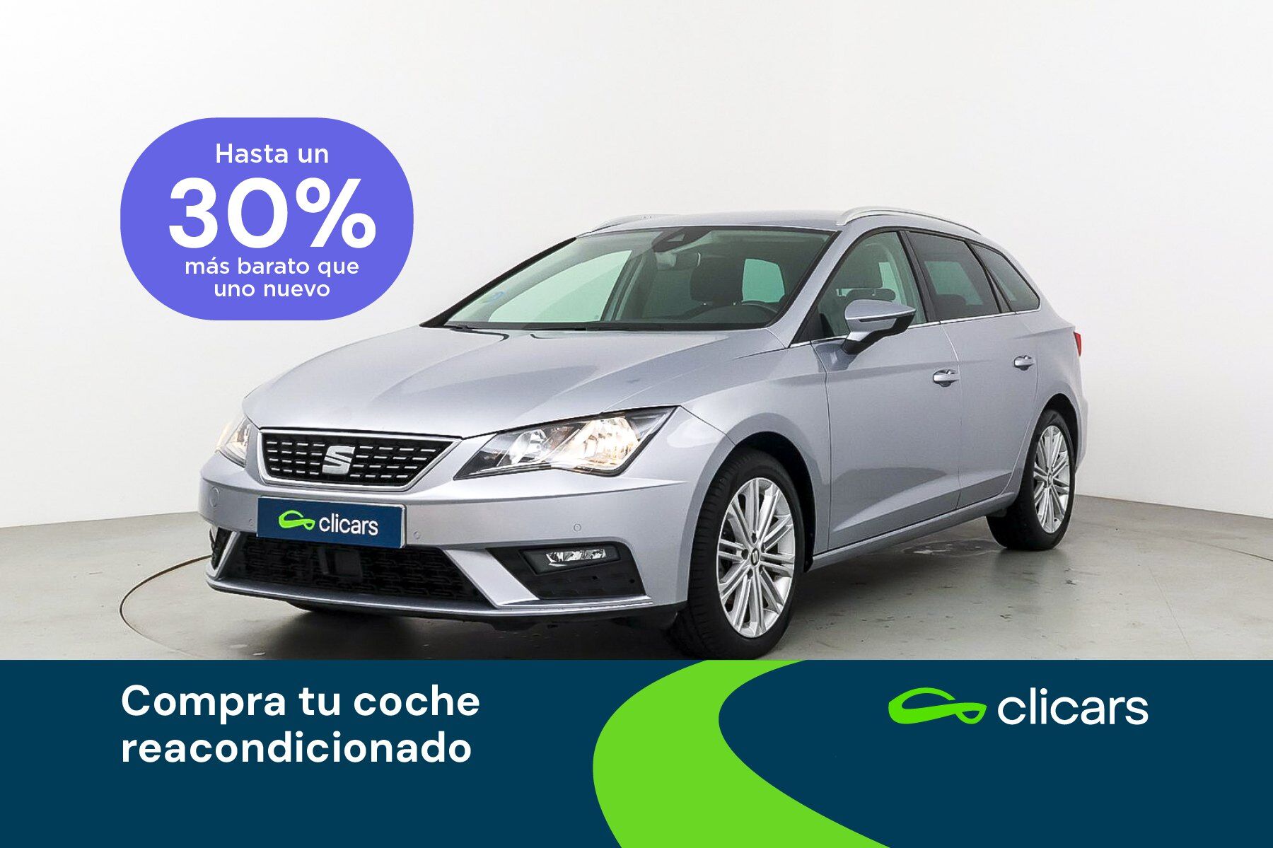 SEAT León (León ST 1.5 TGI GNC S&S Xcellence DSG7 130) en Madrid