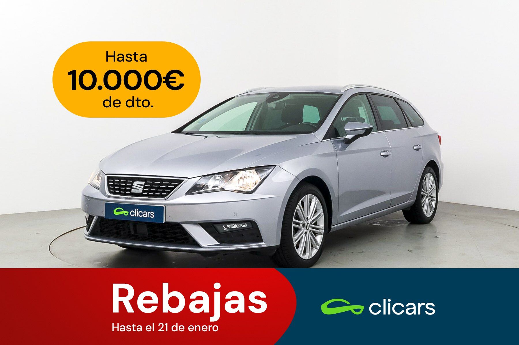 SEAT León (León ST 1.5 TGI GNC S&S Xcellence DSG7 130) en Madrid