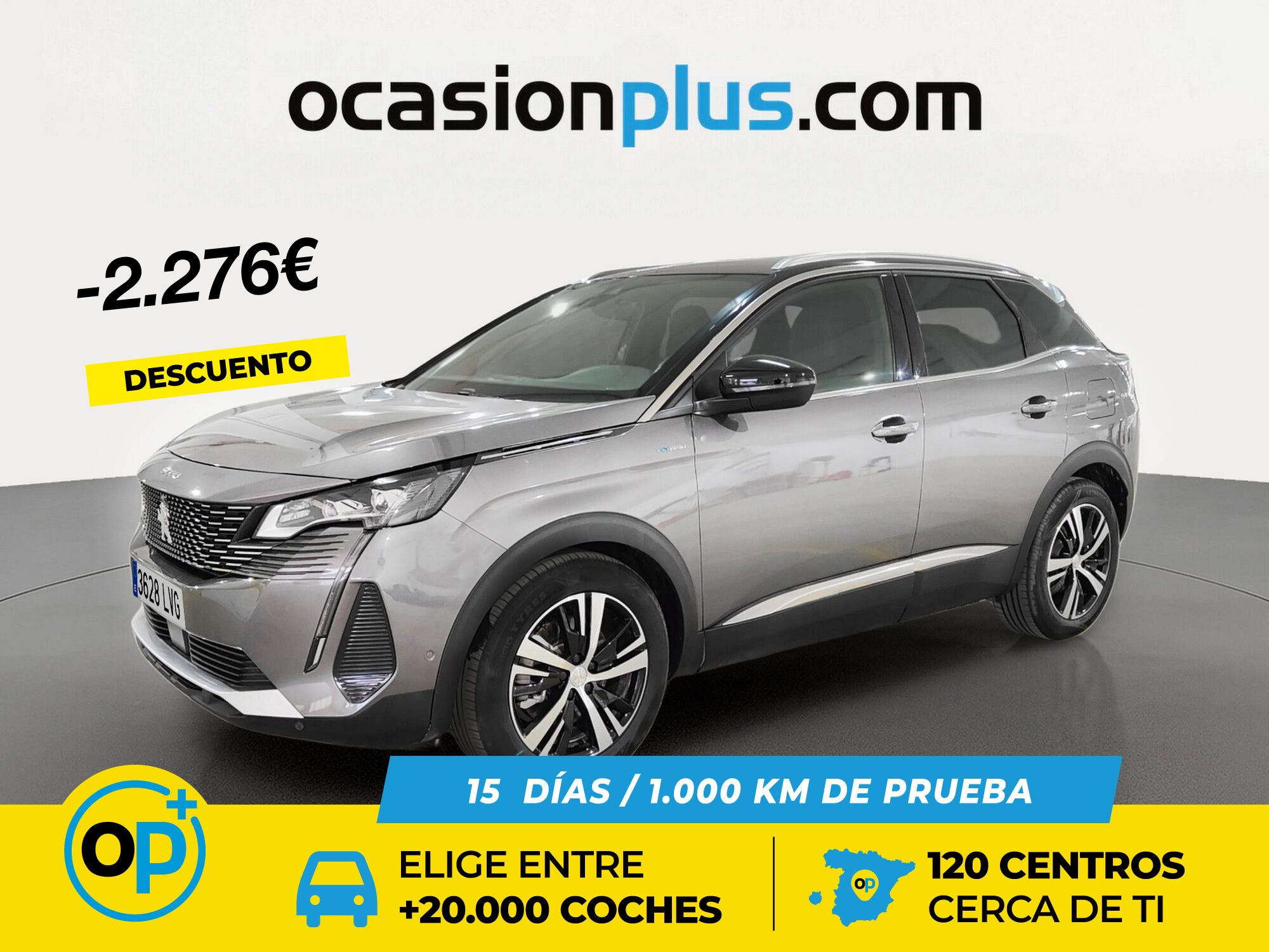PEUGEOT 3008 (Hybrid 225 GT e-EAT8 165 kW (225 CV)) en Madrid