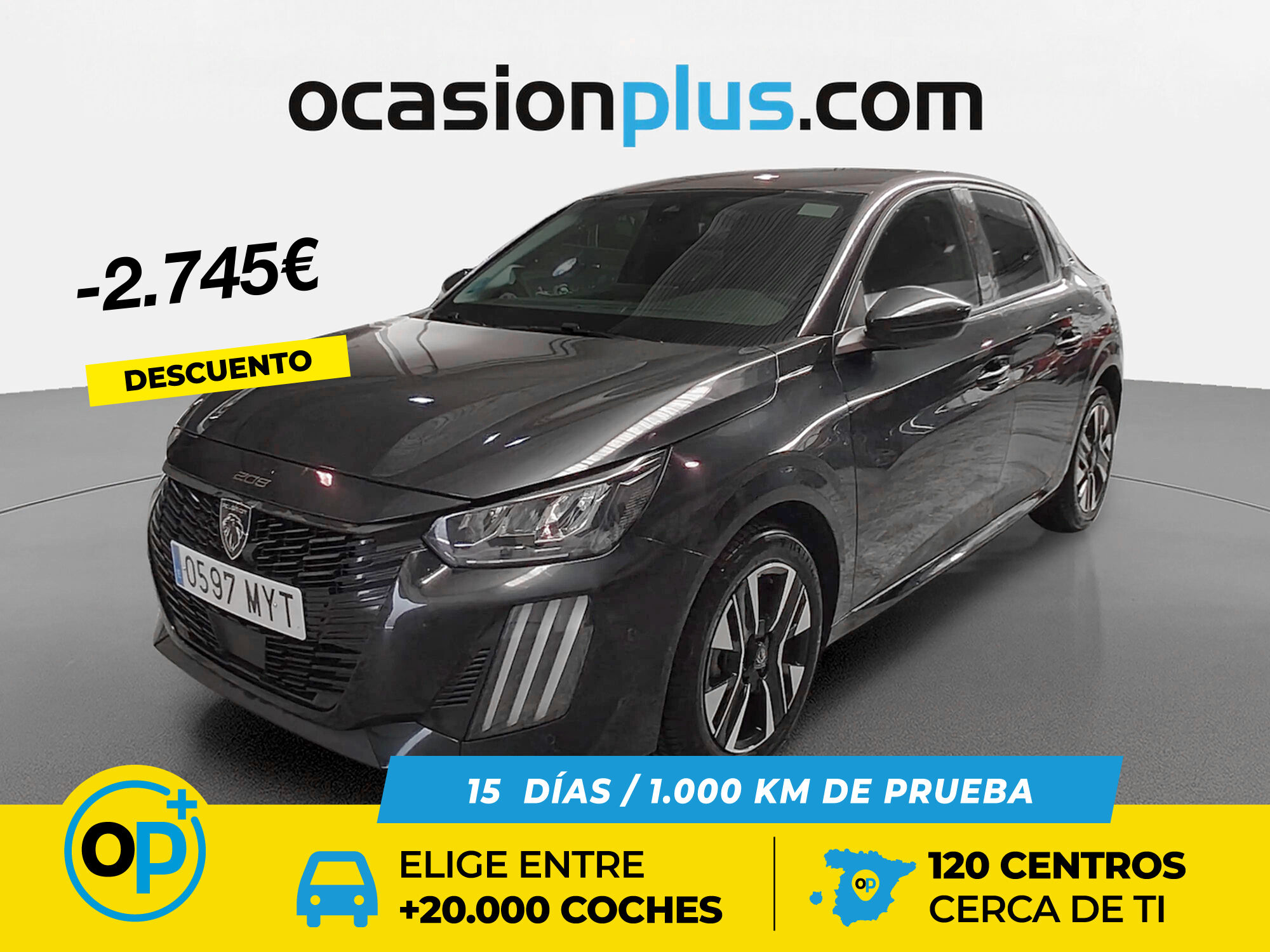 PEUGEOT 208 (Allure Hybrid eDCS6 75 kW (100 CV)) en Madrid