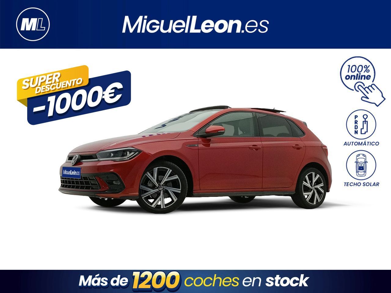 VOLKSWAGEN Polo (R-Line 1.0 TSI 81kW (110CV) DSG) en Palmas, Las