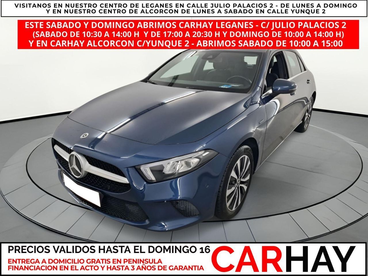 MERCEDES Clase A (1.3 A 250 E DCT Advantage) en Madrid