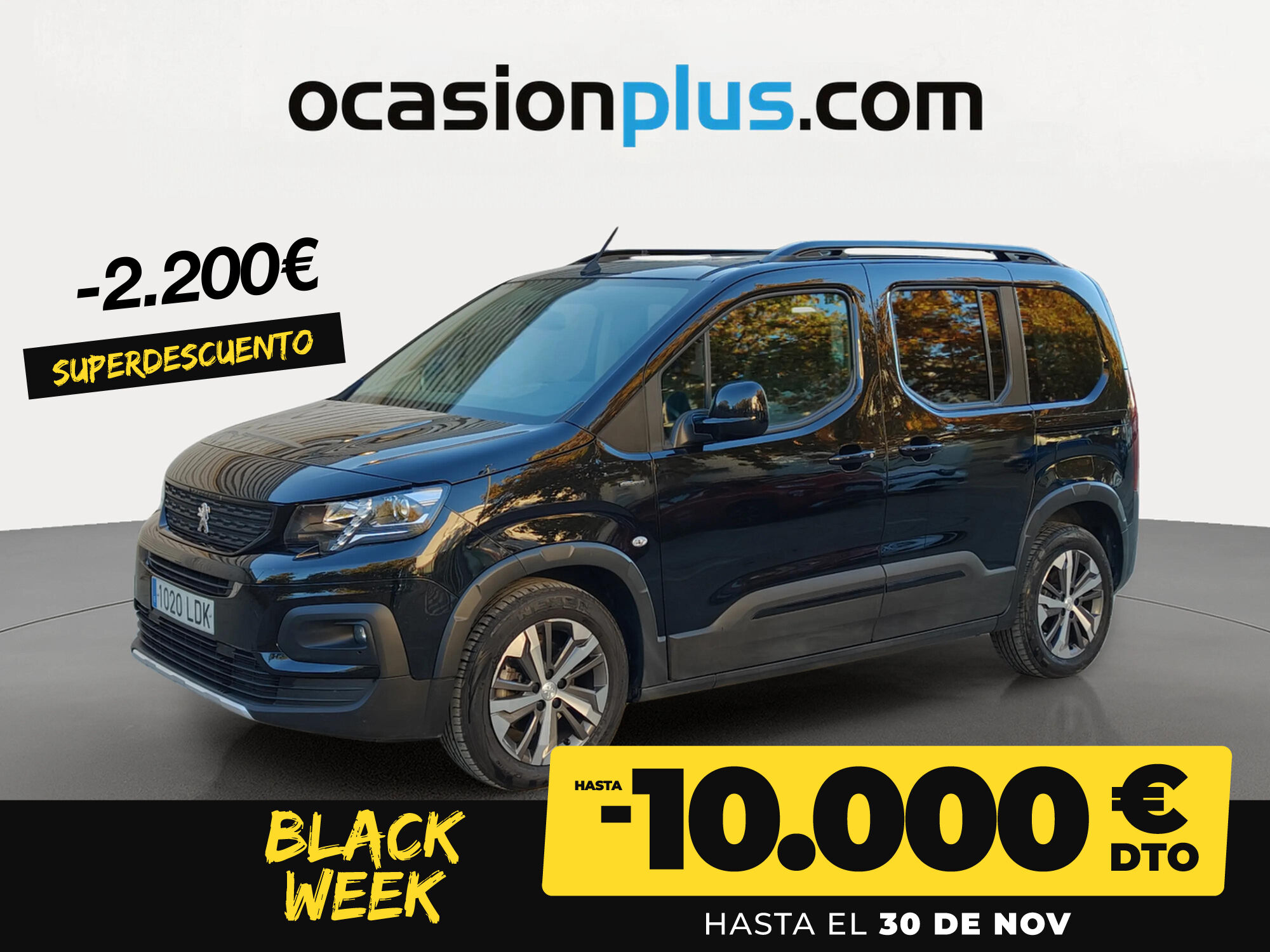 PEUGEOT Rifter (BlueHDi 130 GT Line Standard EAT8 96 kW (130 CV)) en Madrid