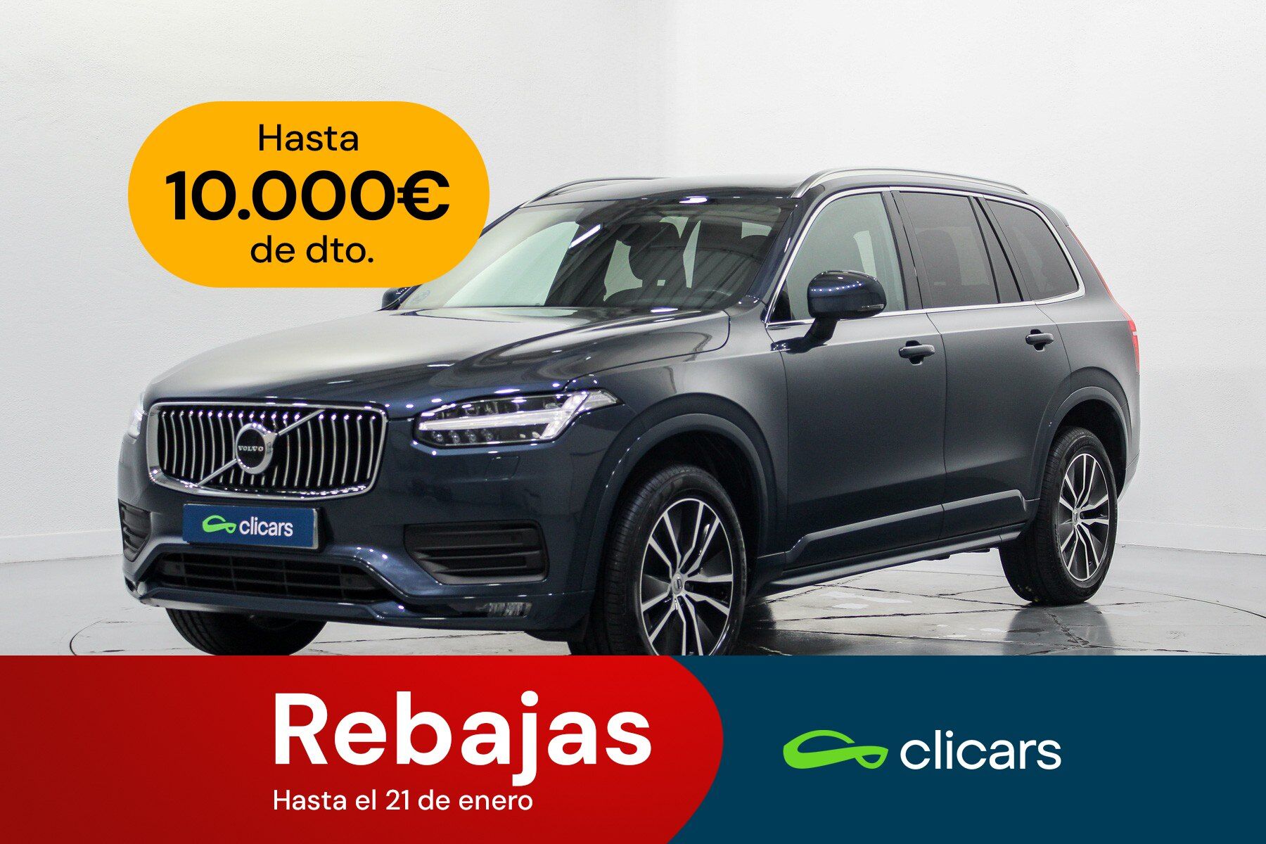 VOLVO XC90 (XC90 B5 Momentum Pro 7pl. AWD Aut.) en Madrid