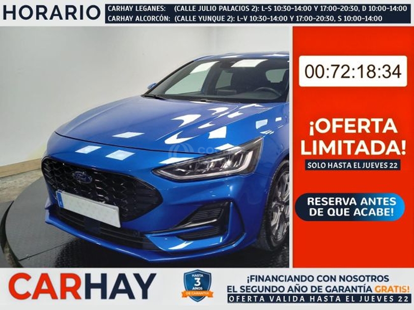 Foto del FORD Focus 1.0 Ecoboost MHEV ST-Line Style SIP 125