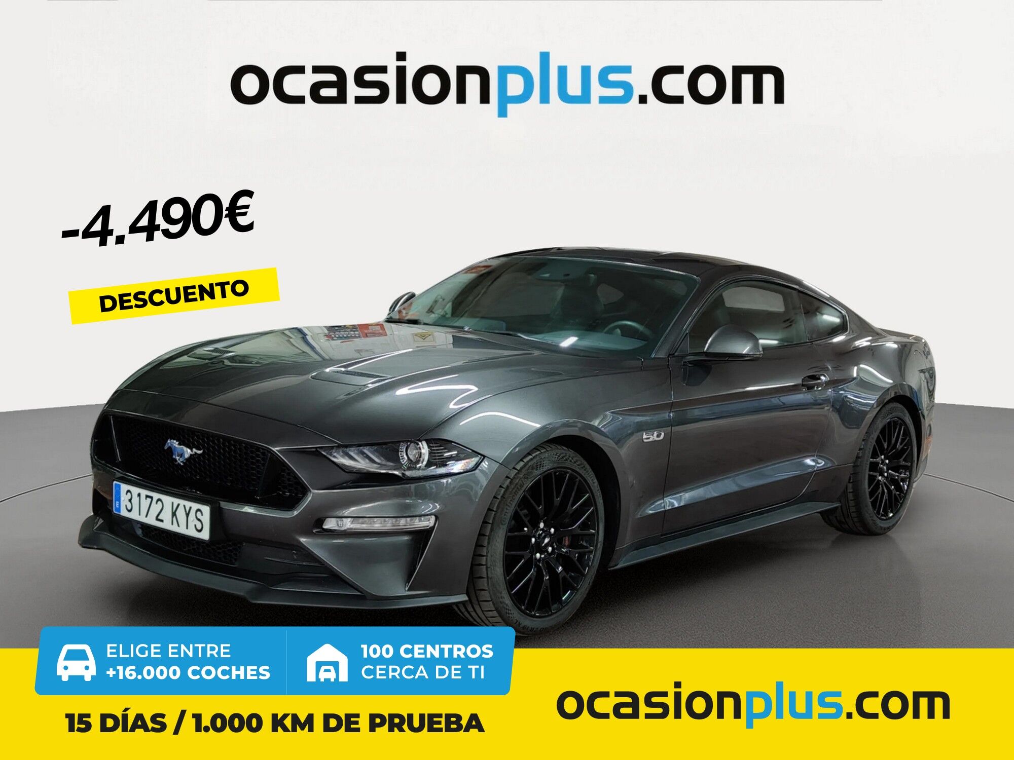 FORD Mustang (5.0 Ti-VCT V8 Mustang GT Fastback AT 331 kW (450 CV)) en Madr