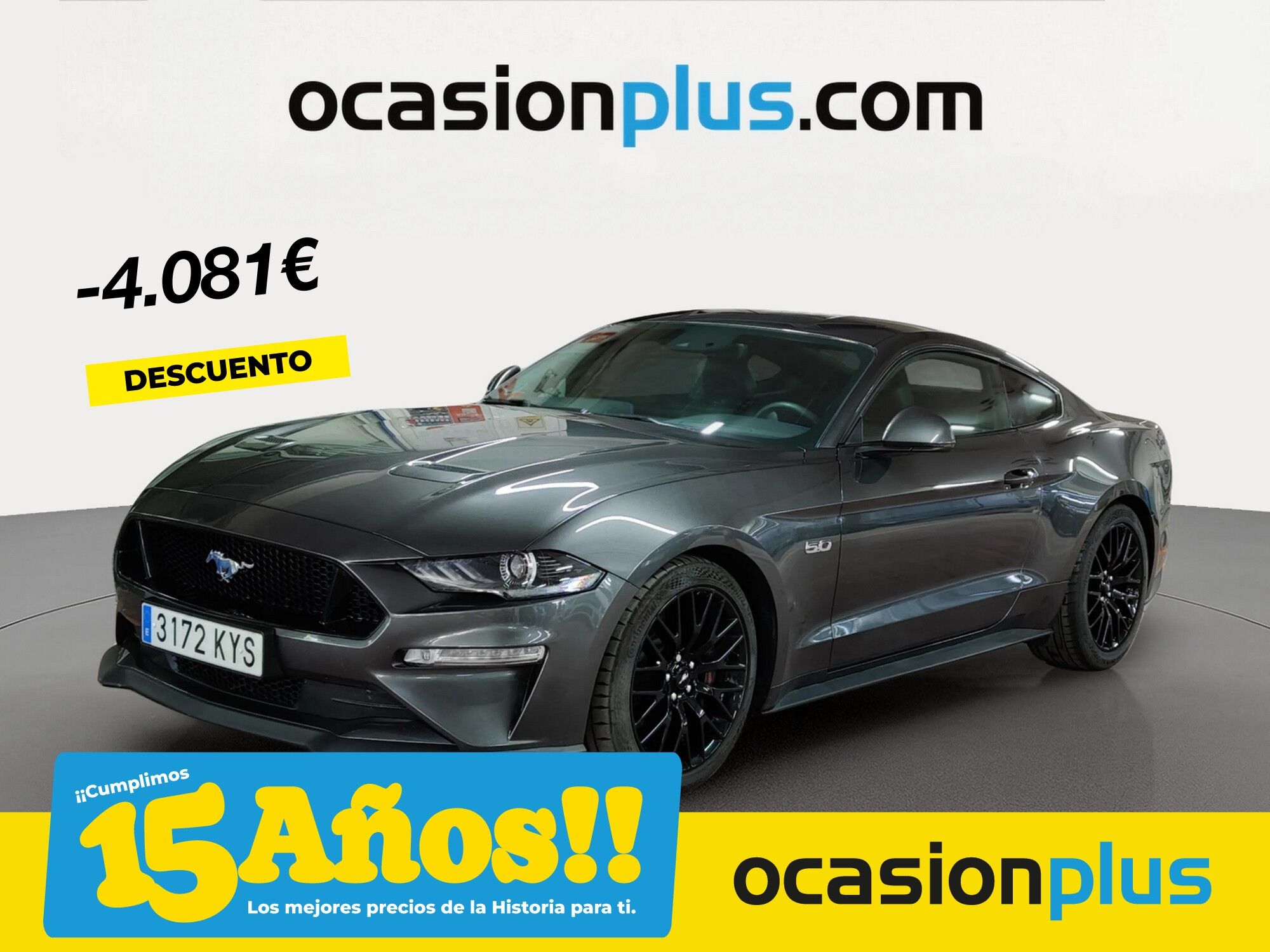 FORD Mustang (5.0 Ti-VCT V8 Mustang GT Fastback AT 331 kW (450 CV)) en Madr