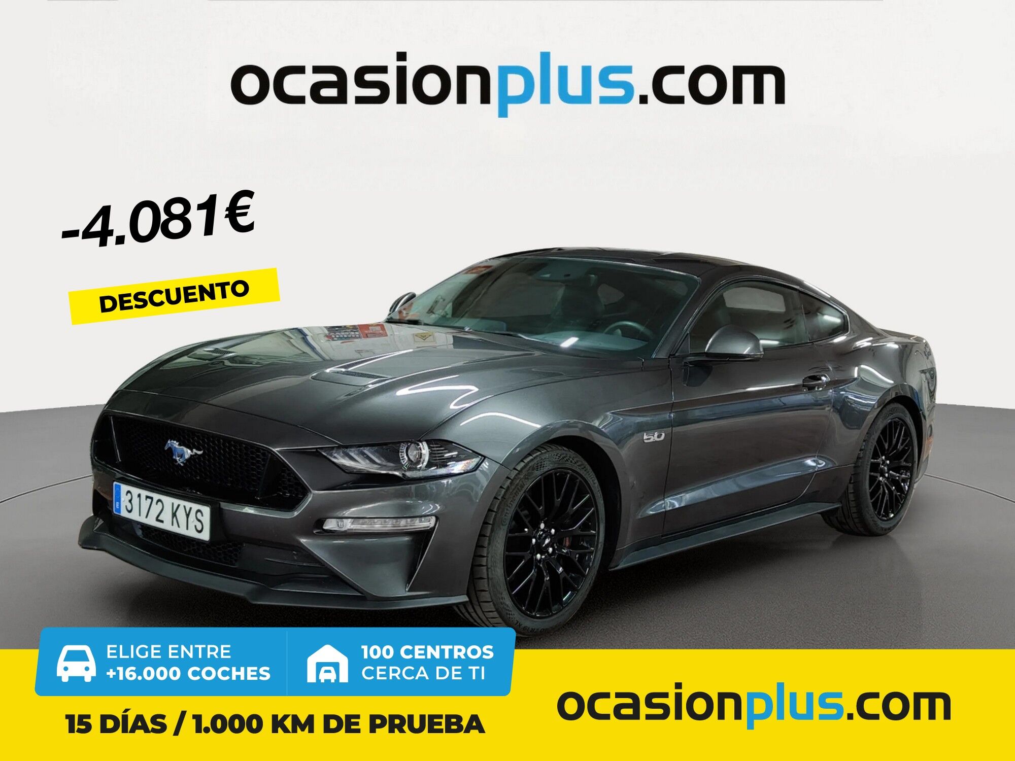 FORD Mustang (5.0 Ti-VCT V8 Mustang GT Fastback AT 331 kW (450 CV)) en Madr