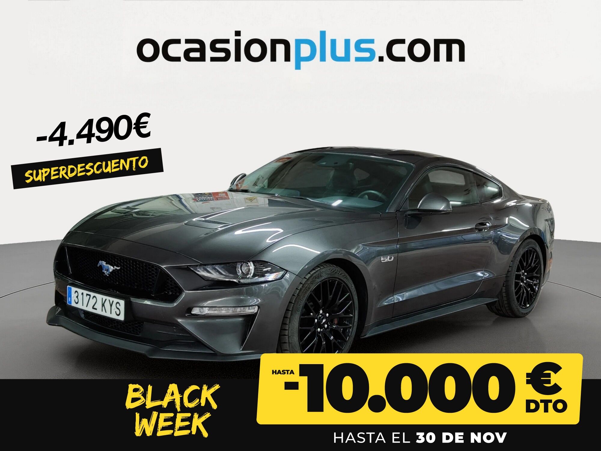 FORD Mustang (5.0 Ti-VCT V8 Mustang GT Fastback AT 331 kW (450 CV)) en Madr