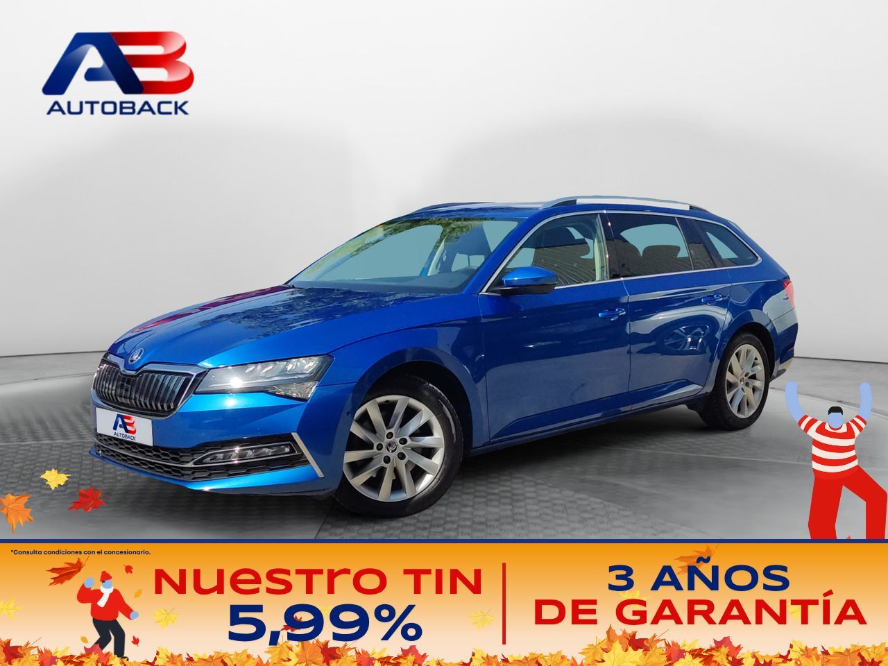 SKODA Superb (Combi Style 1.4 TSI iV P-HEV DSG) en Madrid