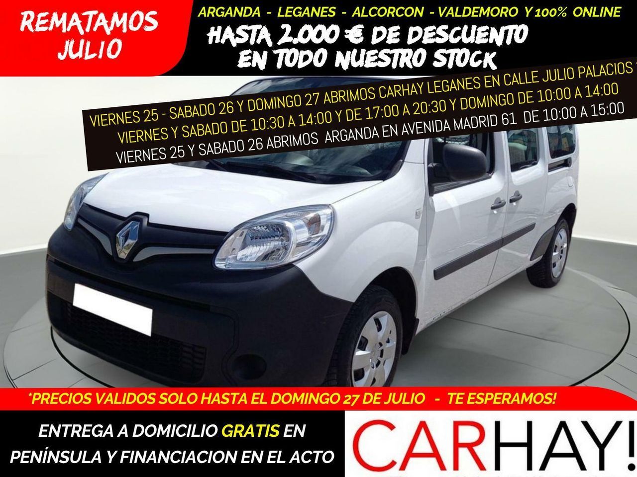 RENAULT Kangoo (EXPRESS MAXI 1.5 Blue 95CV Grand Confort) en Madrid