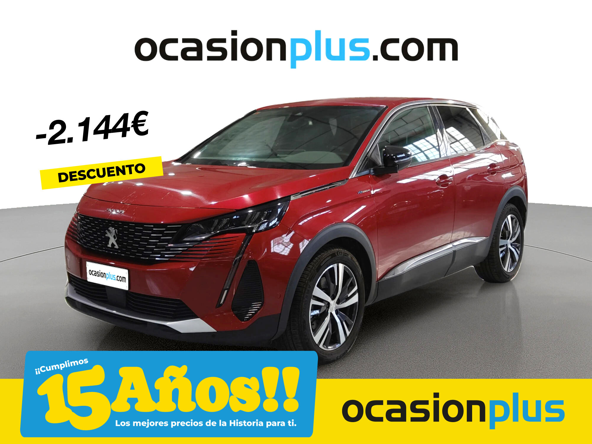 PEUGEOT 3008 (Hybrid 300 Allure Pack e-EAT8 221 kW (300 CV)) en Madrid