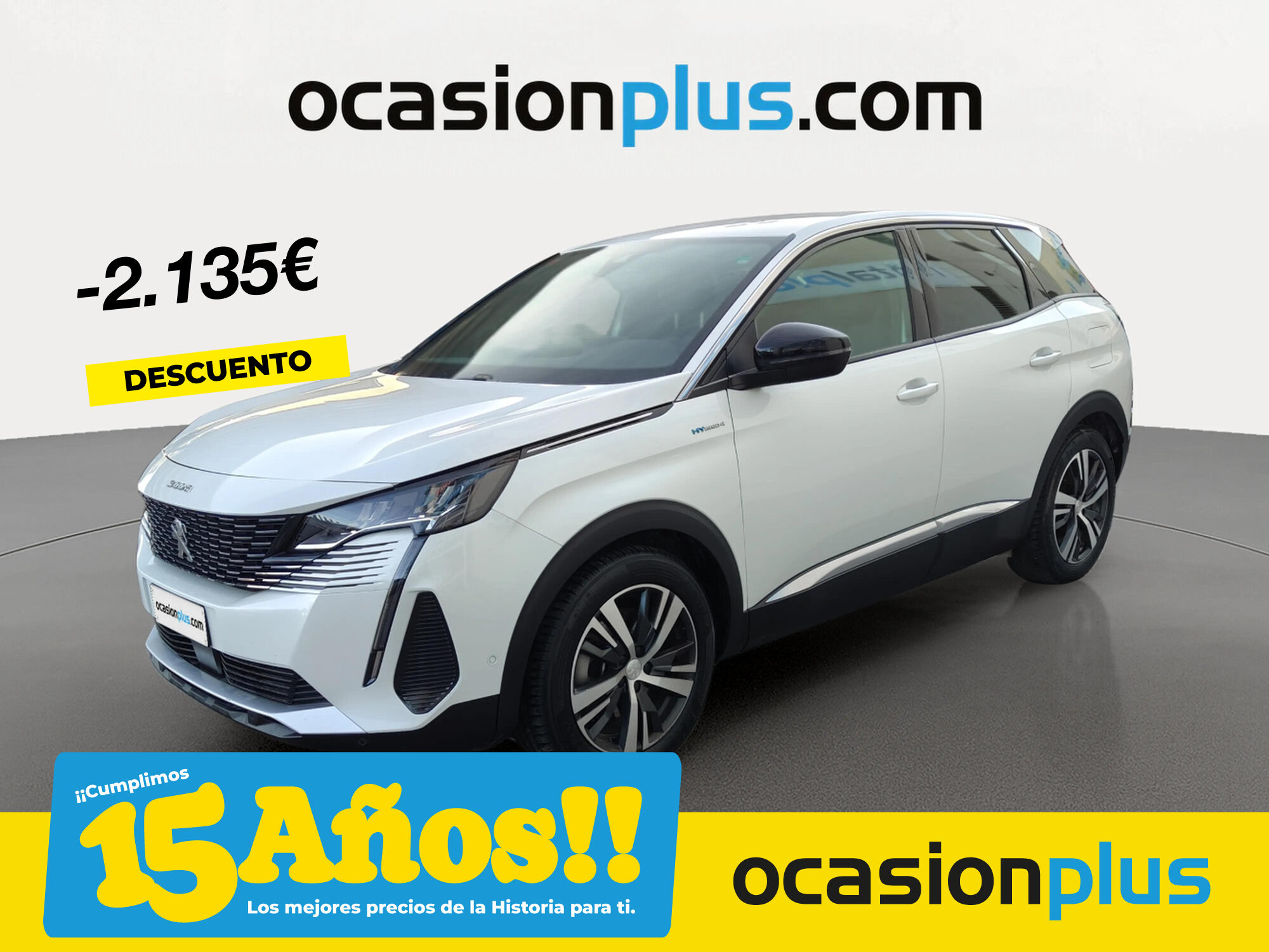 PEUGEOT 3008 (Hybrid 300 Allure Pack e-EAT8 221 kW (300 CV)) en Madrid