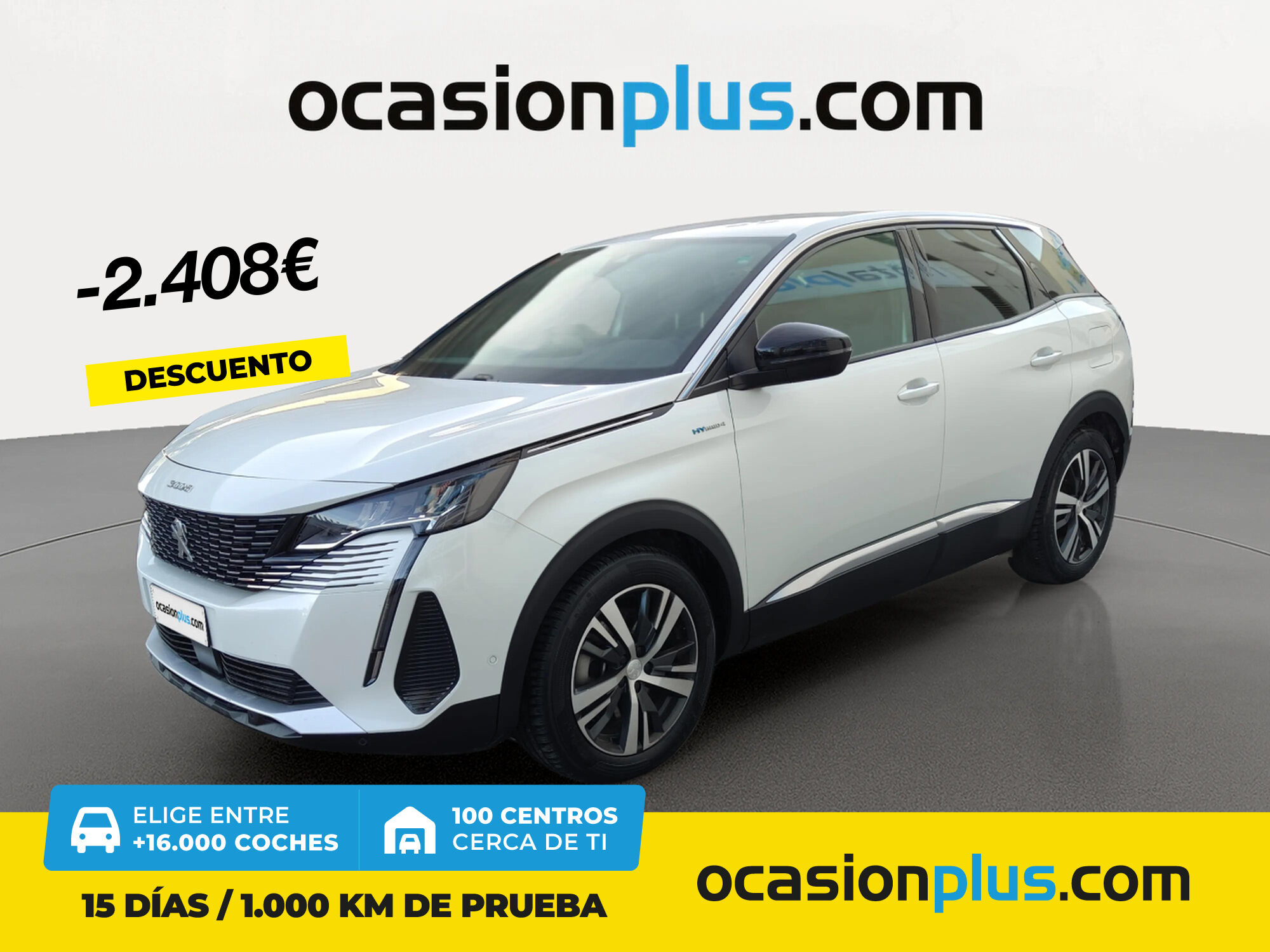 PEUGEOT 3008 (Hybrid 300 Allure Pack e-EAT8 221 kW (300 CV)) en Madrid