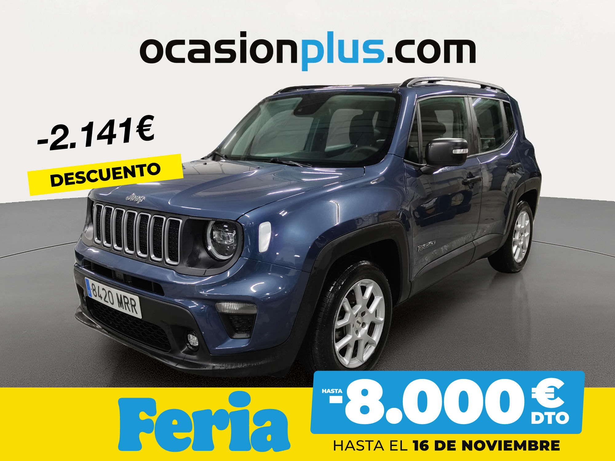 JEEP Renegade (eHybrid 1.5 Altitude DCT 96 kW (130 CV)) en Madrid