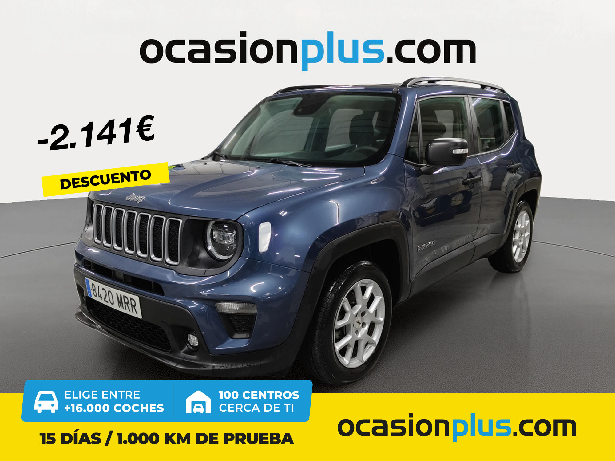 JEEP Renegade (eHybrid 1.5 Altitude DCT 96 kW (130 CV)) en Madrid