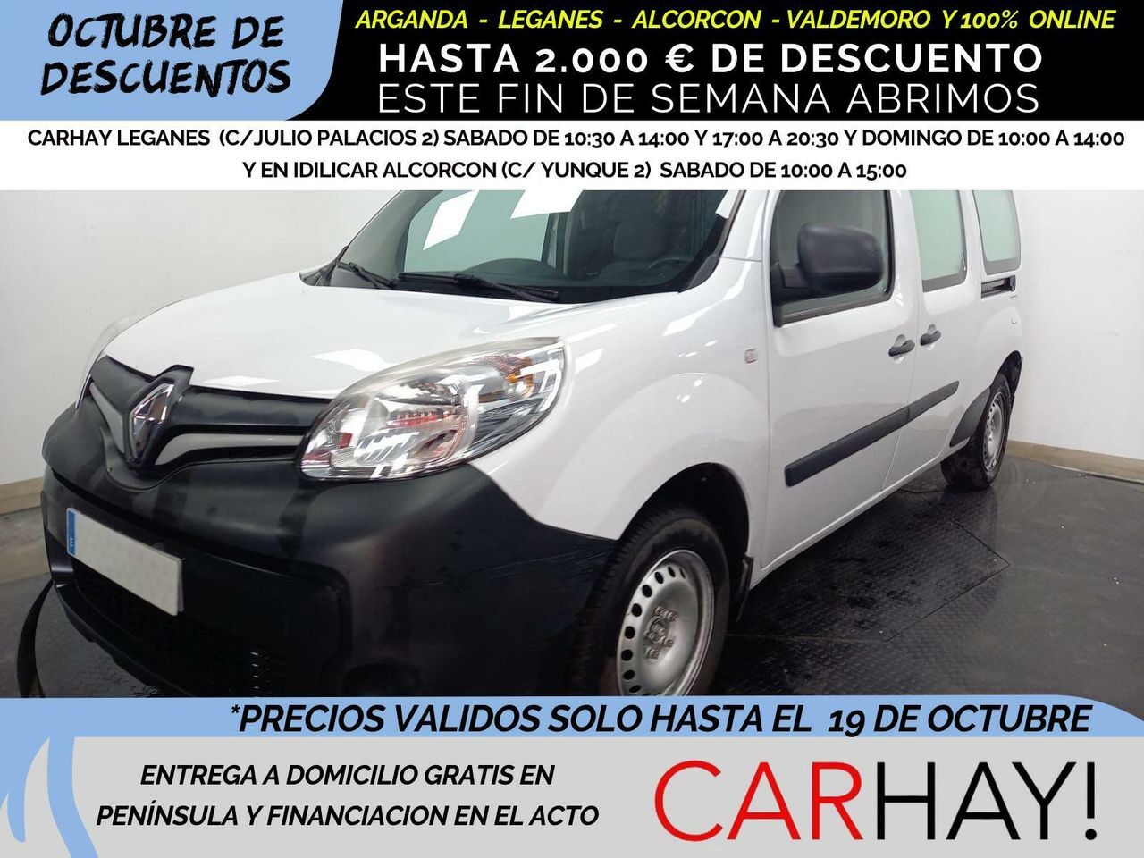 RENAULT Kangoo (EXPRESS MAXI 1.5 Blue d Grand Confort) en Madrid