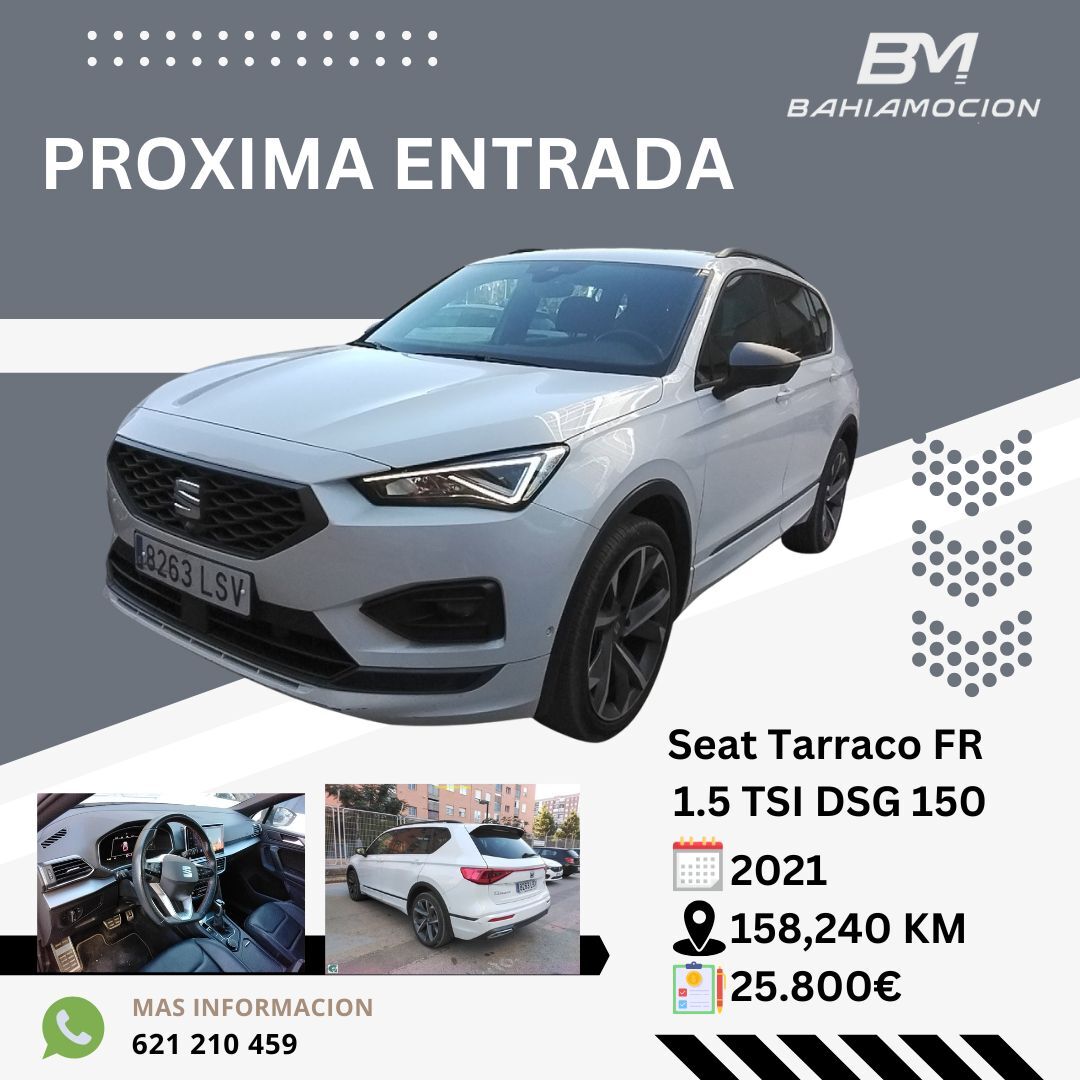 SEAT Tarraco (1.5 TSI S&S FR DSG 150) en Cádiz