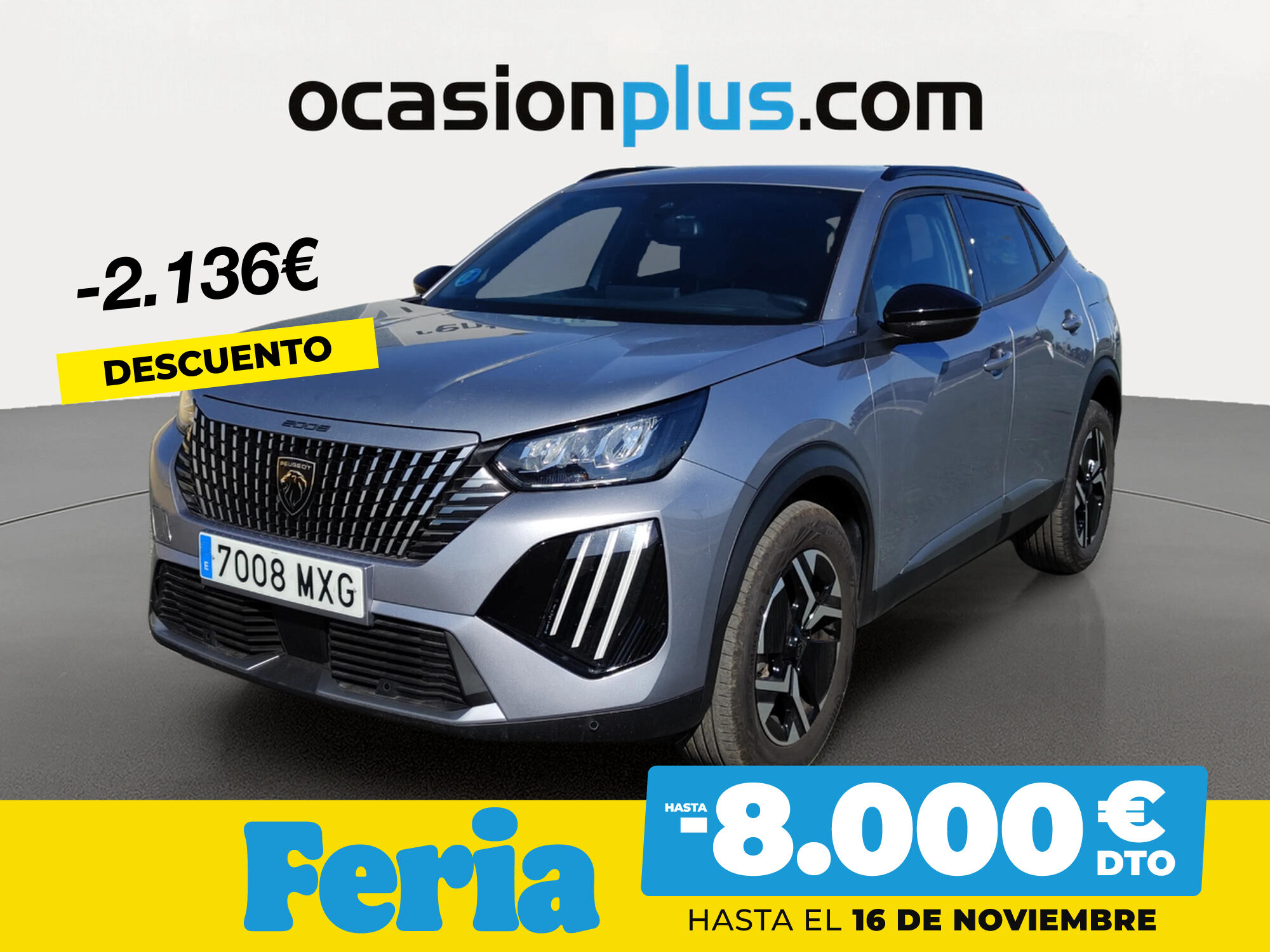PEUGEOT 2008 (Allure Hybrid eDCS6 100 kW (136 CV)) en Madrid