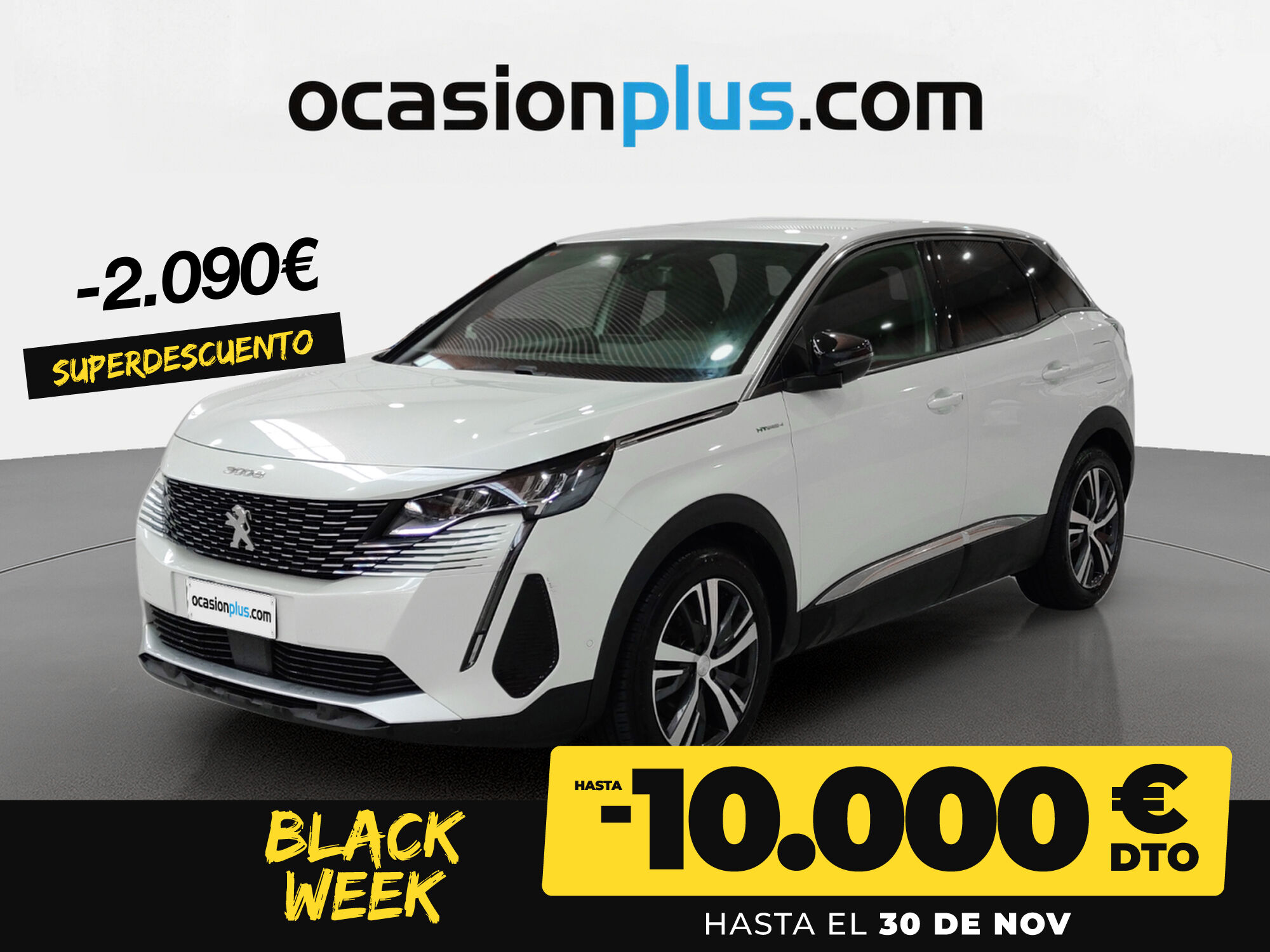 PEUGEOT 3008 (Hybrid 300 Allure Pack e-EAT8 221 kW (300 CV)) en Madrid
