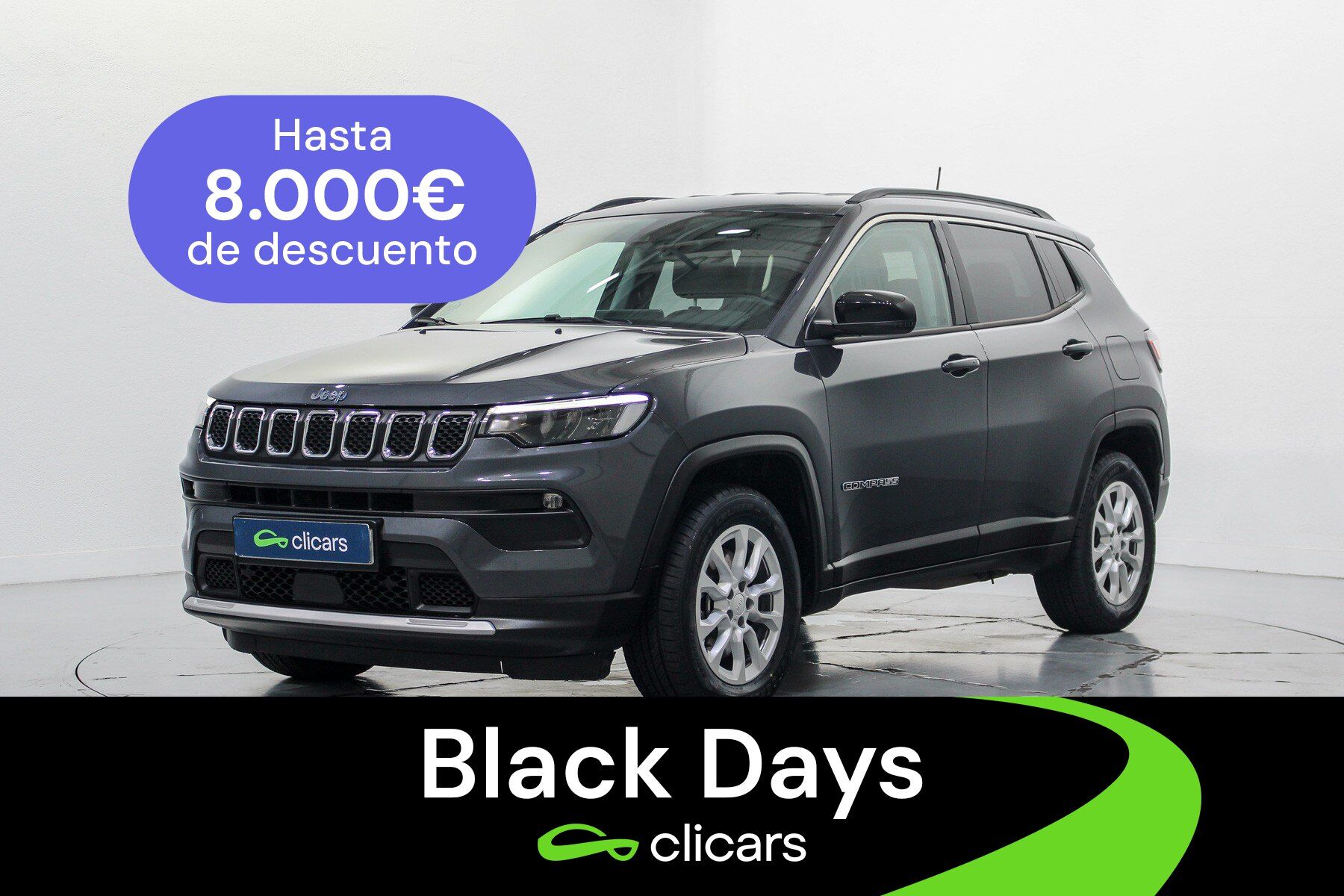 JEEP Compass (Compass 1.3 PHEV Limited EAWD Aut. 190) en Madrid