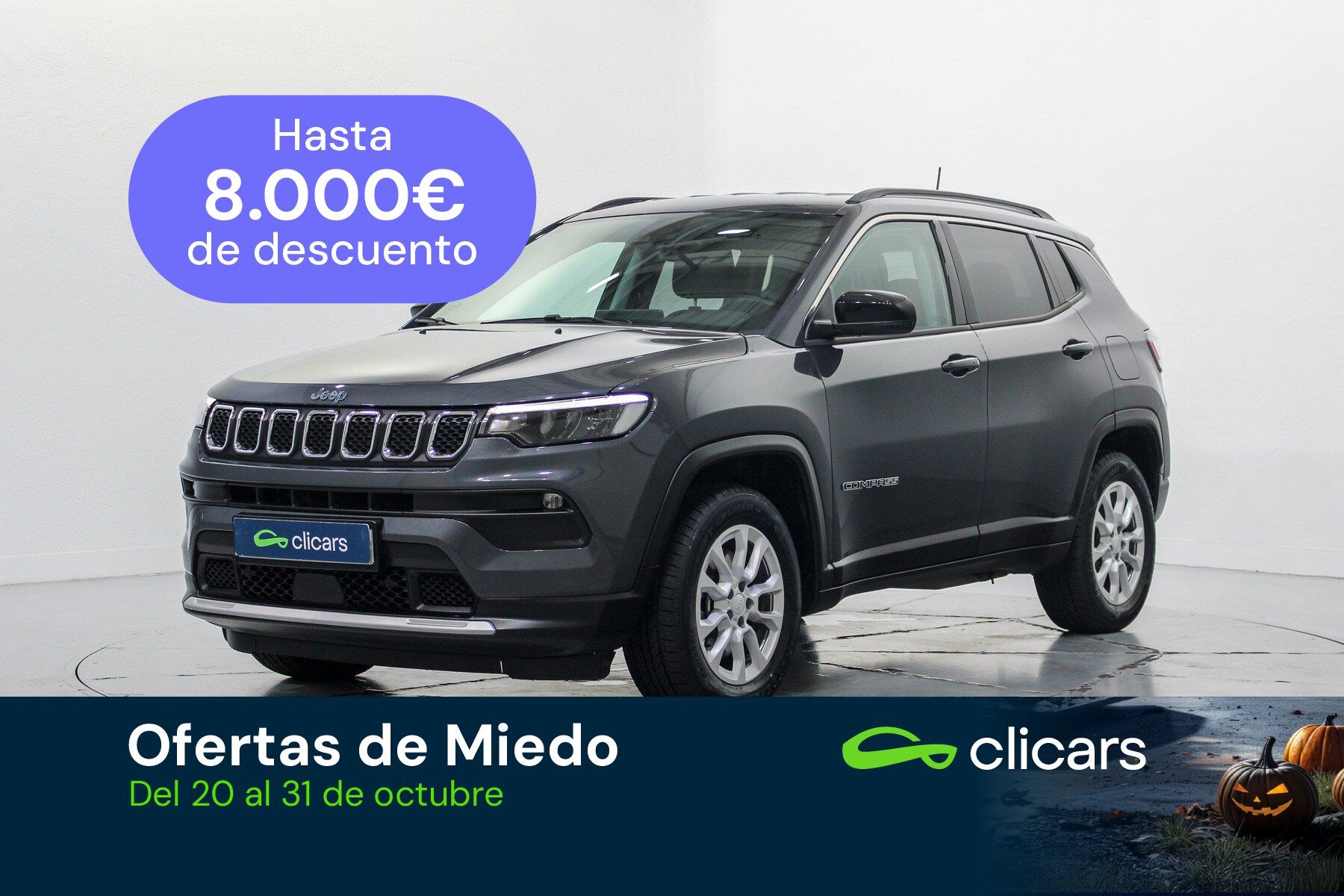 JEEP Compass (Compass 1.3 PHEV Limited EAWD Aut. 190) en Madrid