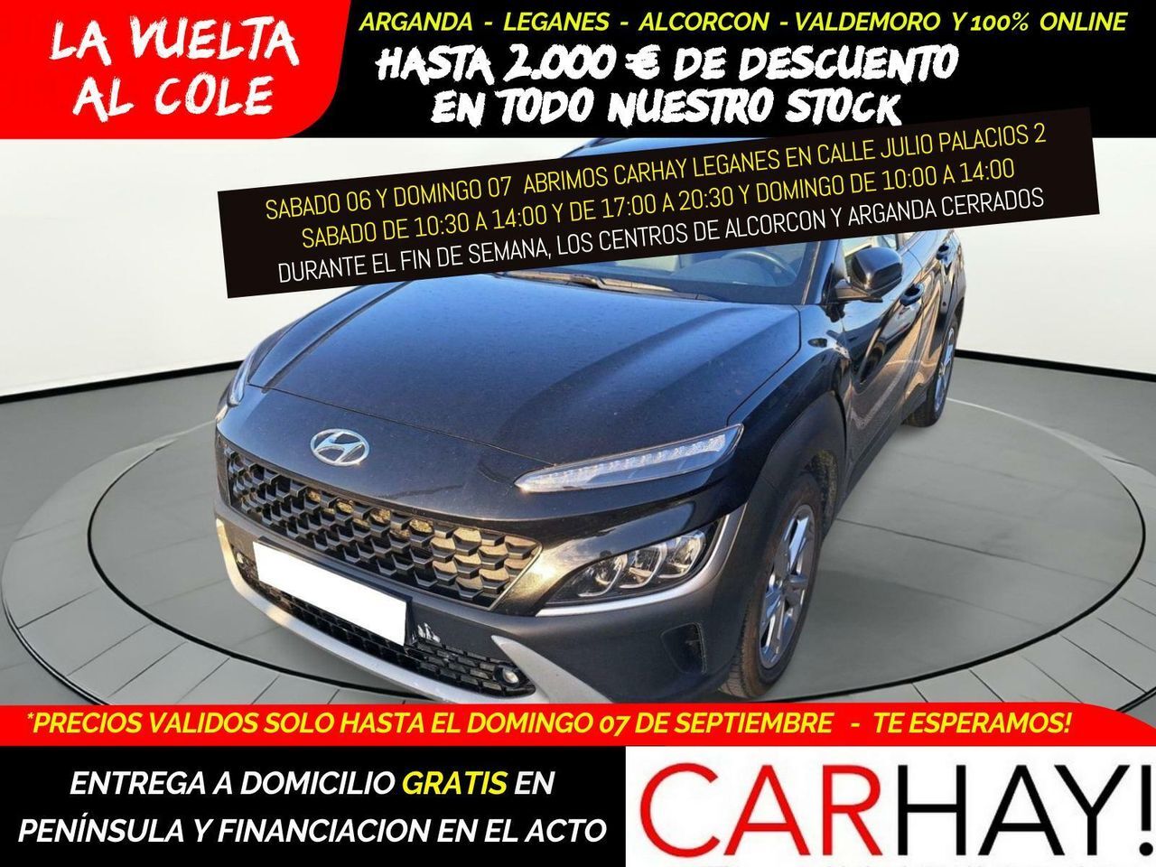 HYUNDAI Kona (1.0T-GDI EDITON 30 120CV) en Madrid