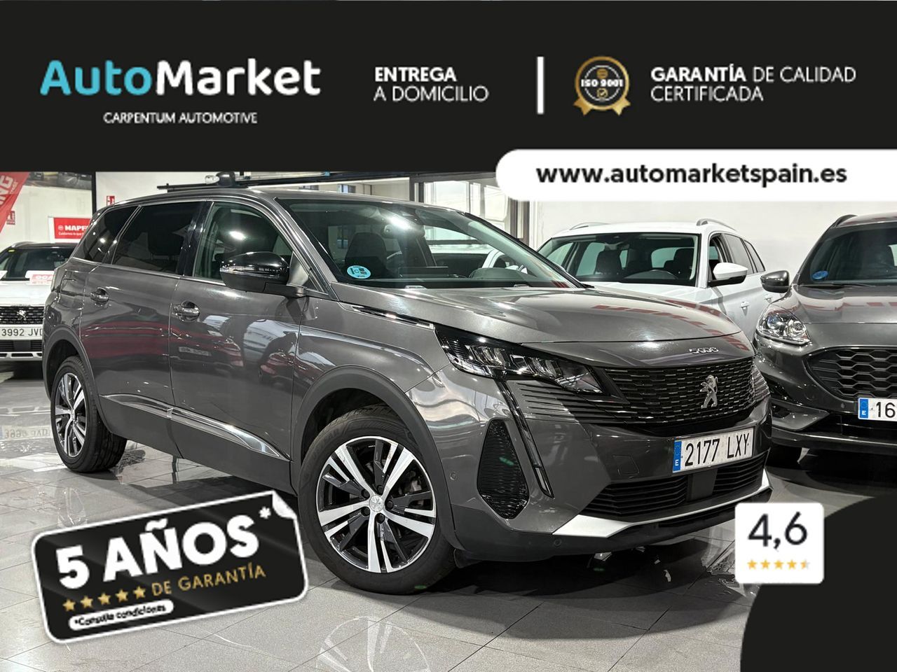 PEUGEOT 5008 (1.5 BLUEHDI 96KW (130CV) S&S ALLURE) en Lugo