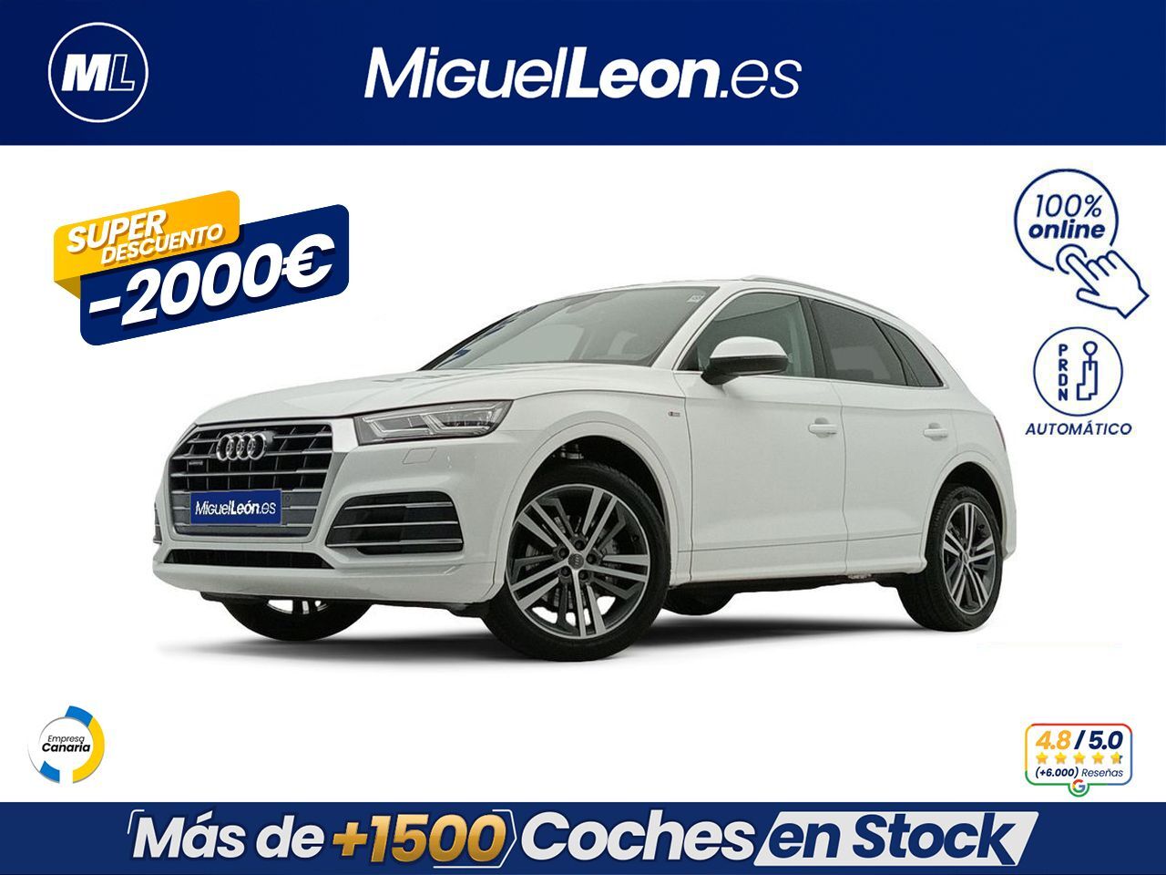 AUDI Q5 (S line 40 TDI 140kW quattro S tronic) en Palmas, Las