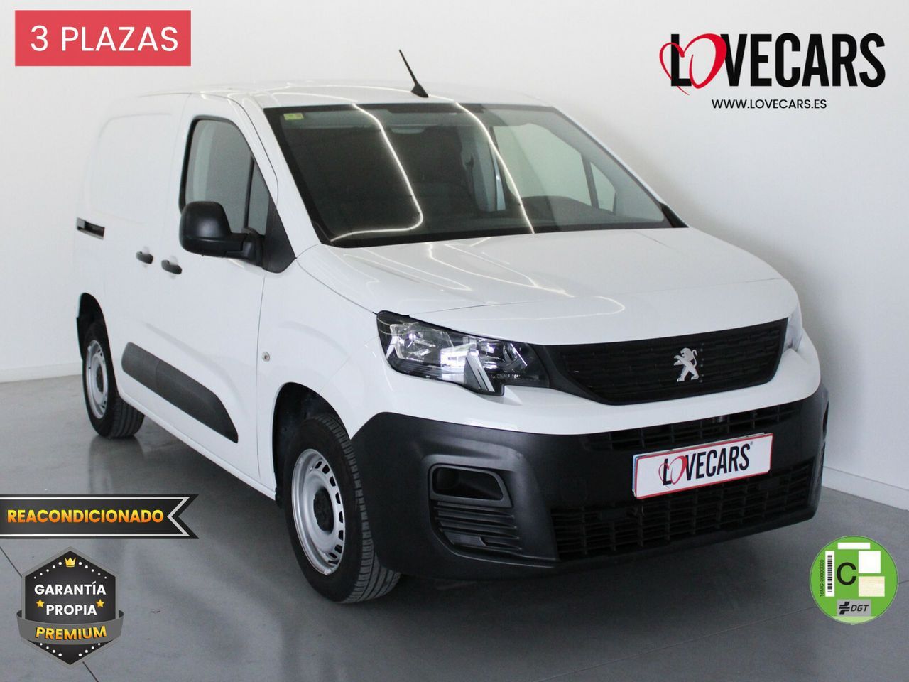 PEUGEOT Partner (Pro STANDARD 600kg BlueHDi 100 S&S 3 PLAZAS) en Pontevedra