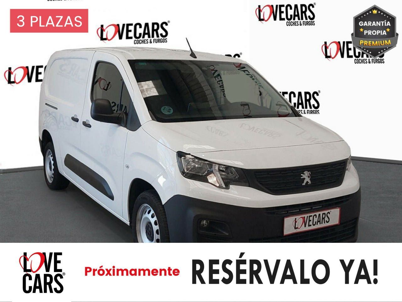 PEUGEOT Partner (Pro STANDARD 600kg BlueHDi 100 S&S 3 PLAZAS) en Pontevedra
