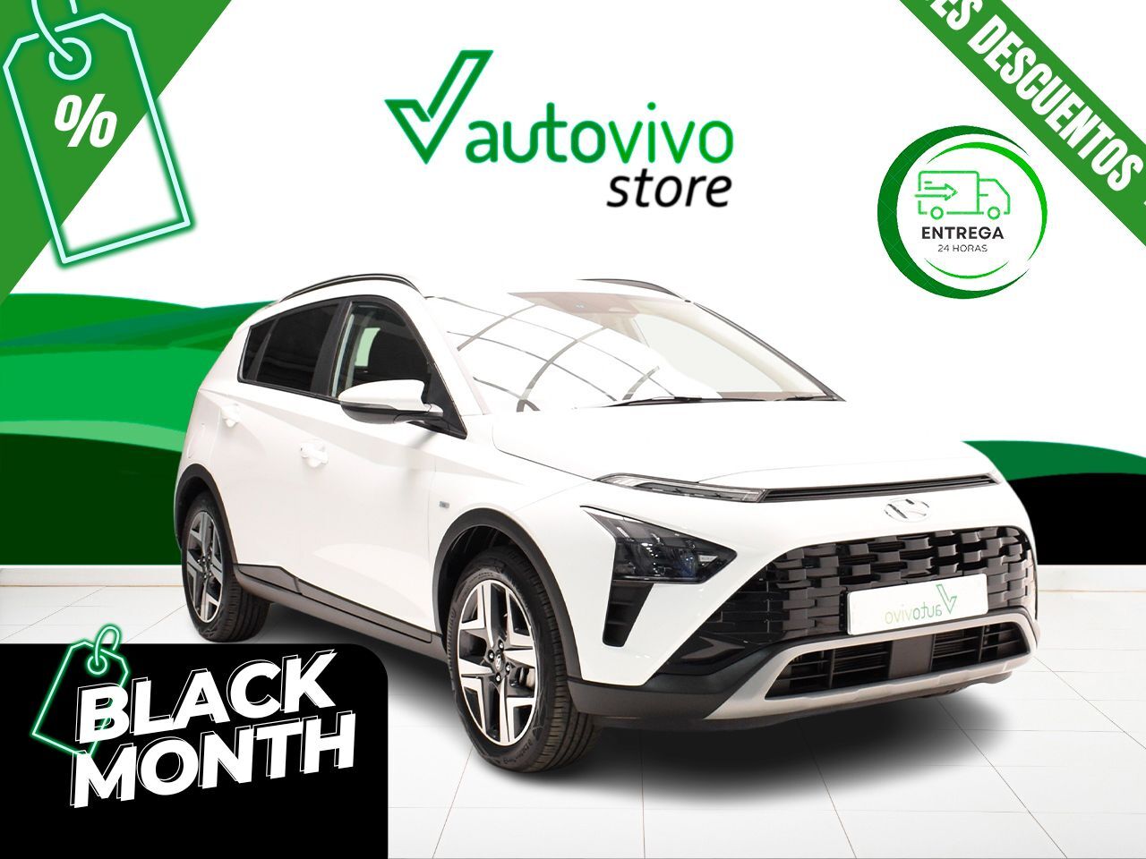 HYUNDAI Bayon (TECNO 1.0 TGDI 48V MHEV 74KW 100CV 5P) en Barcelona