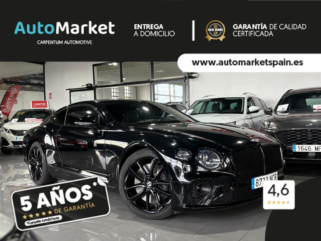 BENTLEY Continental (W12 · Mulliner · First Edition · Blackline*?) en Lugo