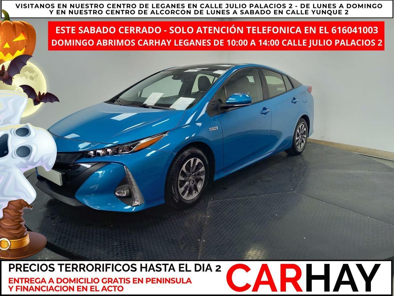 TOYOTA Prius (PHV 1.8I VVT-I PHEVSOLAR 5PL. CVT) en Madrid