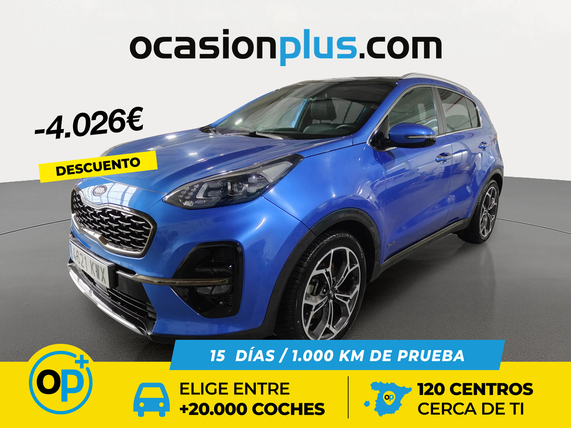 KIA Sportage (2.0 Mild Hybrid 4x4 Auto 136 kW (185 CV)) en Madrid