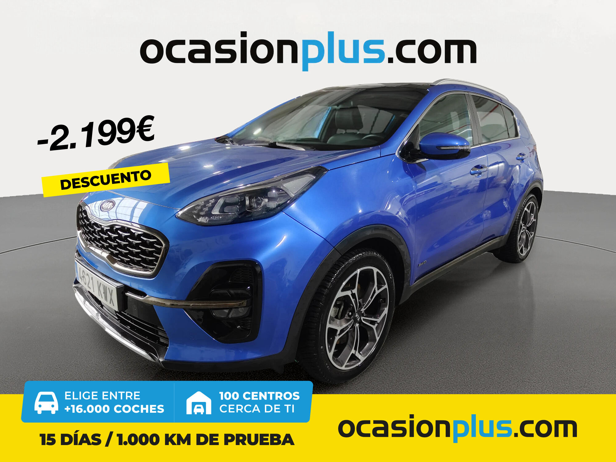 KIA Sportage (2.0 Mild Hybrid 4x4 Auto 136 kW (185 CV)) en Madrid