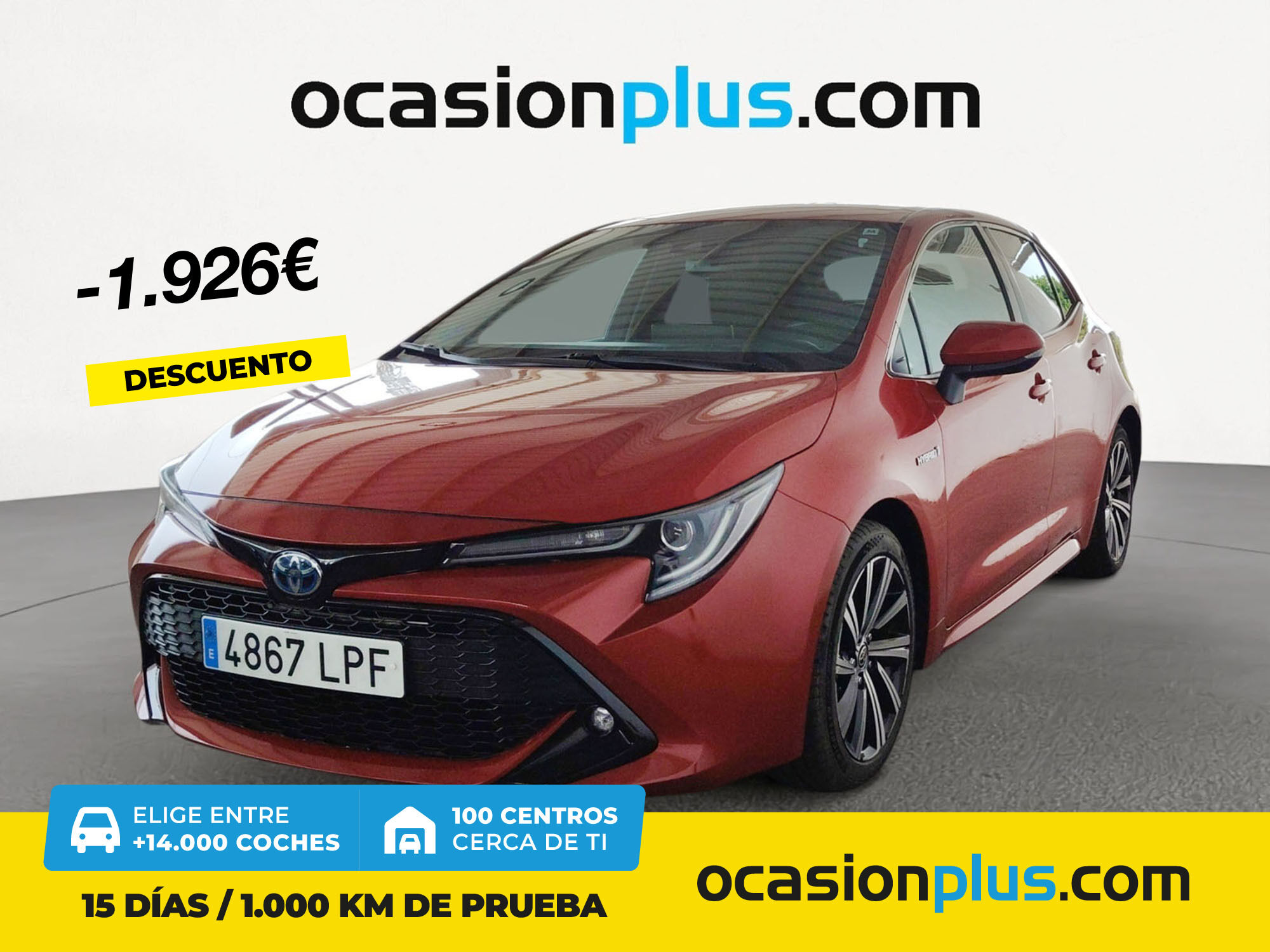 TOYOTA Corolla (2.0 180H Style E-CVT 132 kW (180 CV)) en Madrid