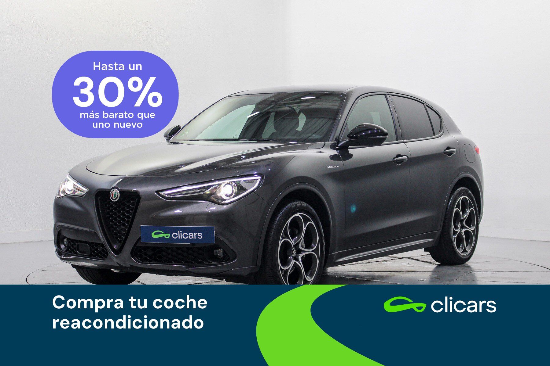ALFA ROMEO Stelvio (Stelvio 2.2 Veloce Q4 210 Aut.) en Madrid