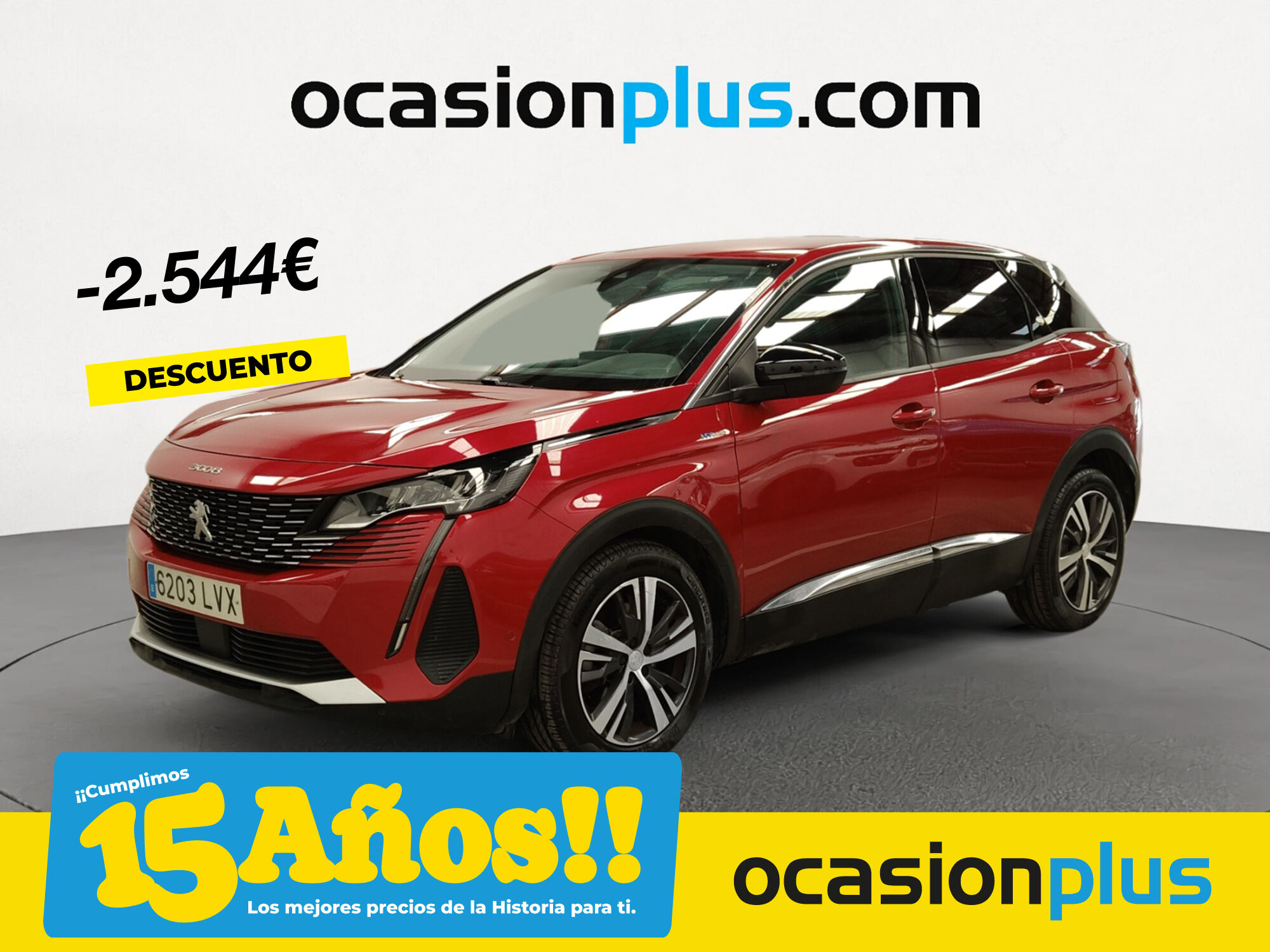PEUGEOT 3008 (Hybrid 225 Allure e-EAT8 165 kW (225 CV)) en Madrid