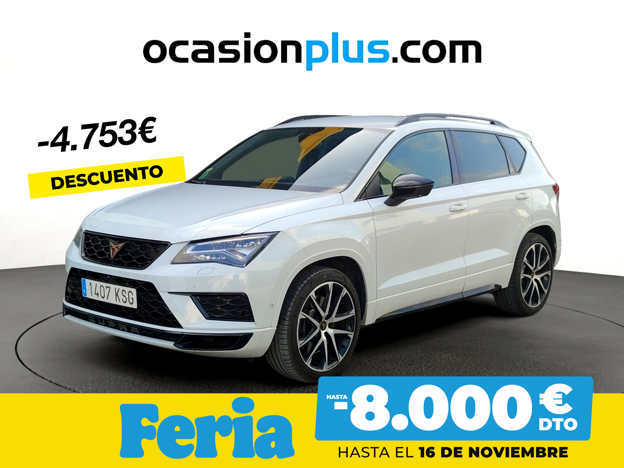 CUPRA Ateca (2.0 TSI S&S 4Drive DSG 221 kW (300 CV)) en Madrid