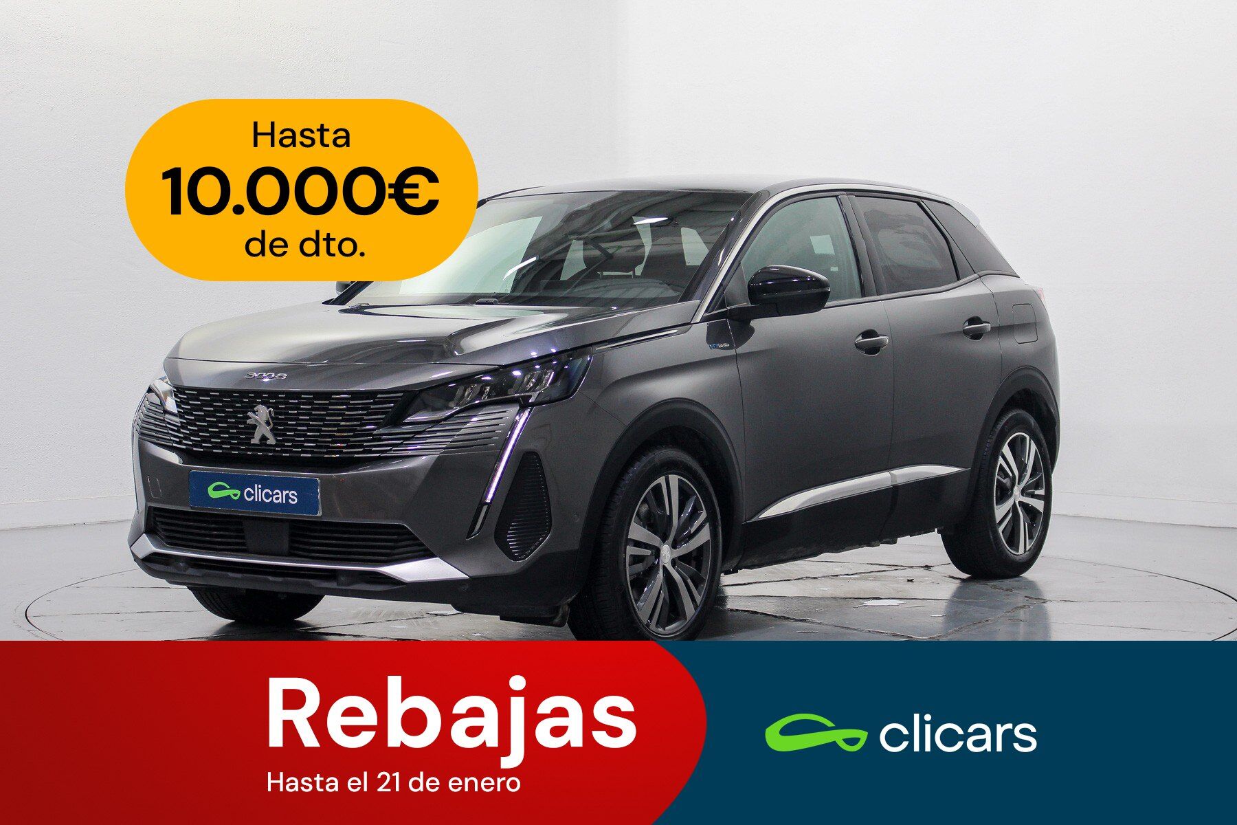 PEUGEOT 3008 (3008 HYB PHEV 225 Allure Pack e-EAT8) en Madrid