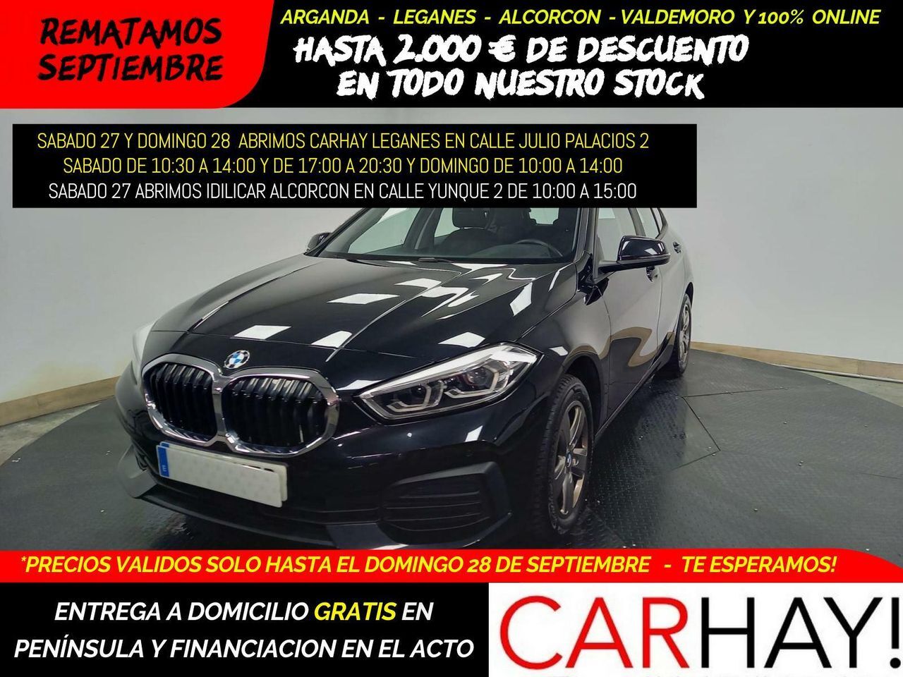 BMW Serie 1 (116 d AdBlue Model Advantage Business) en Madrid