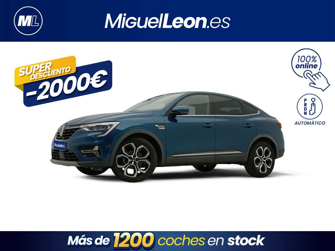 RENAULT Arkana (Techno TCe 103kW(140CV) EDC mild hybrid) en Palmas, Las